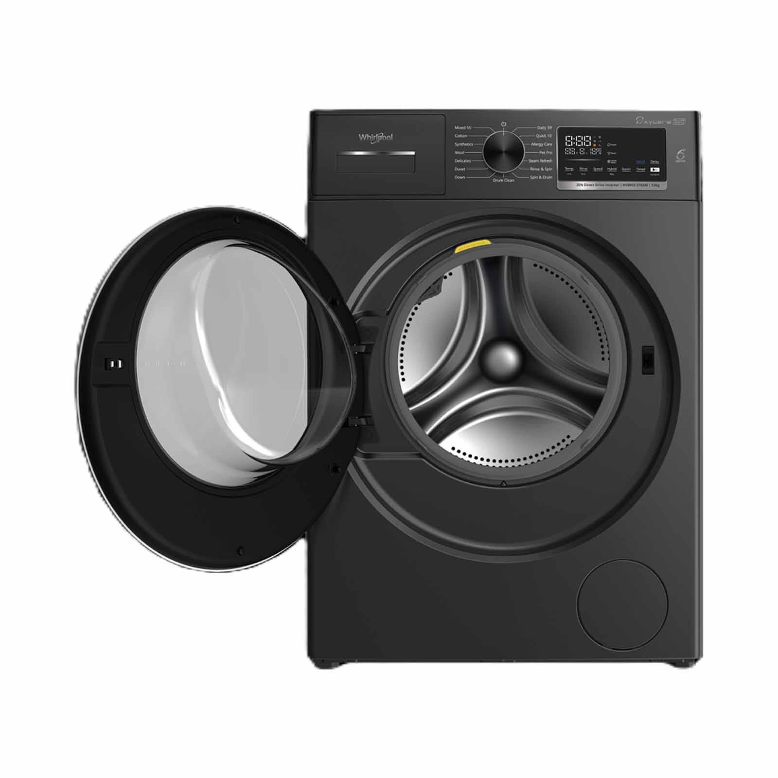 WHIRLPOOL Front Load Washer - Volcane Grey (13kg) FWHD13002GG-image 7