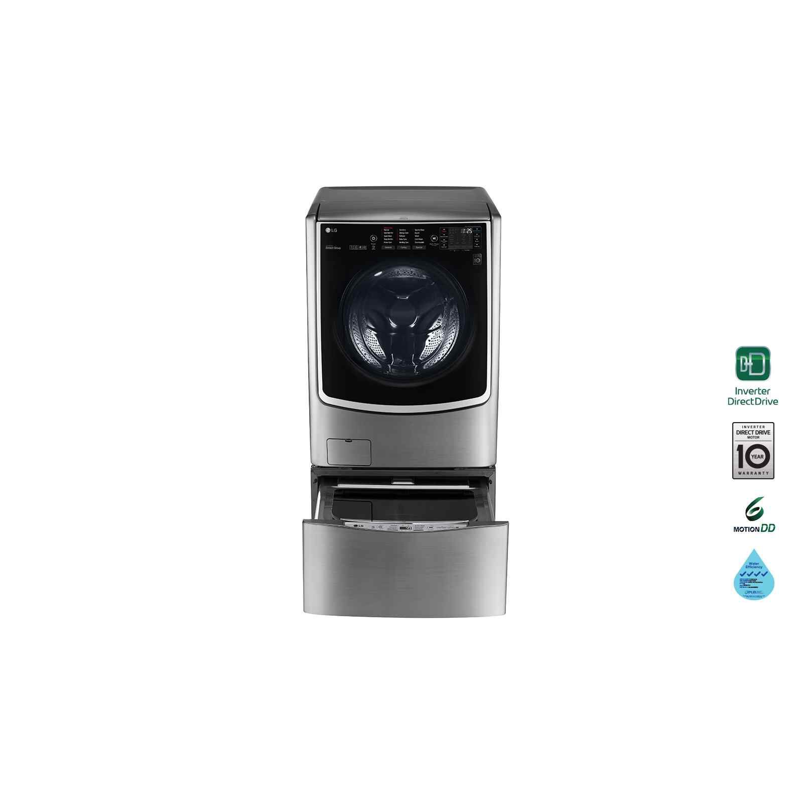 LG Front Load Washer And Dryer (21kg/12kg) F2721HTWV-image 1