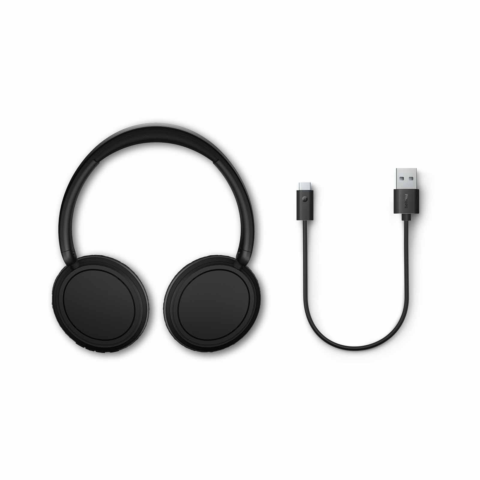 PHILIPS Over-ear Wireless Headphones Black TAH5209BK/97-image 8