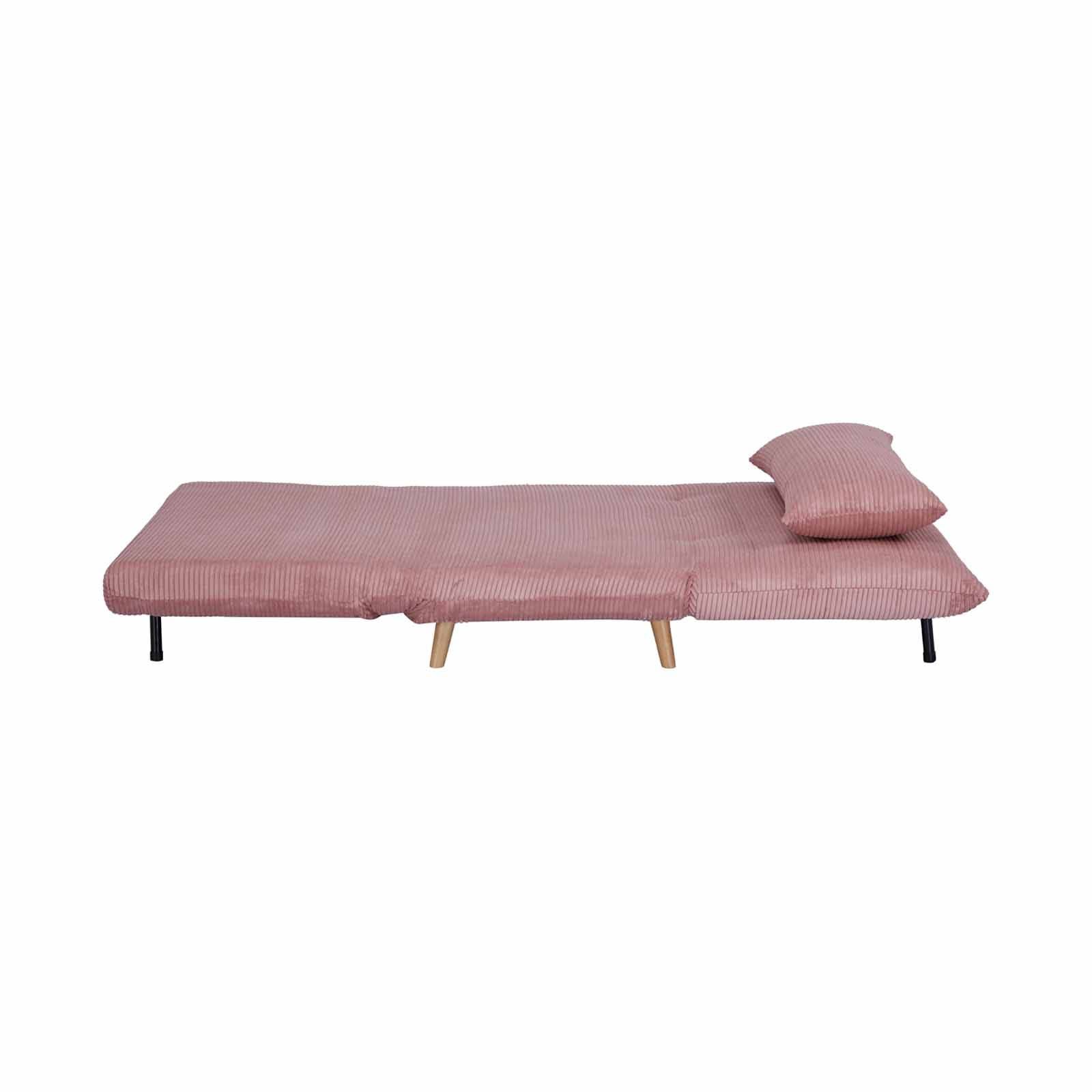Single Sofa Bed Pink KIENNA-image 7