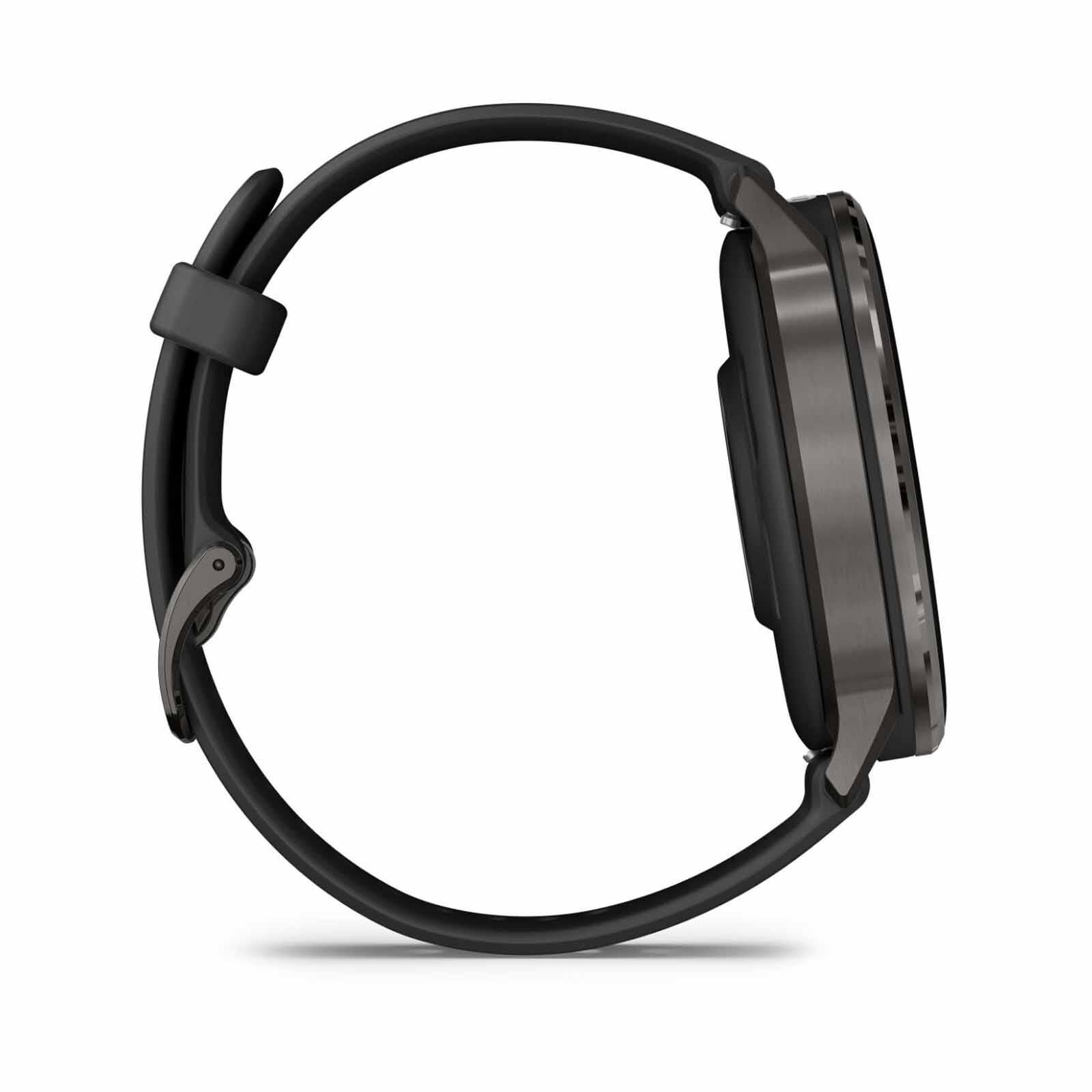 GARMIN Venu 4 - 45mm Slate With Black Silicone Band GM-010-03014-40-image 3