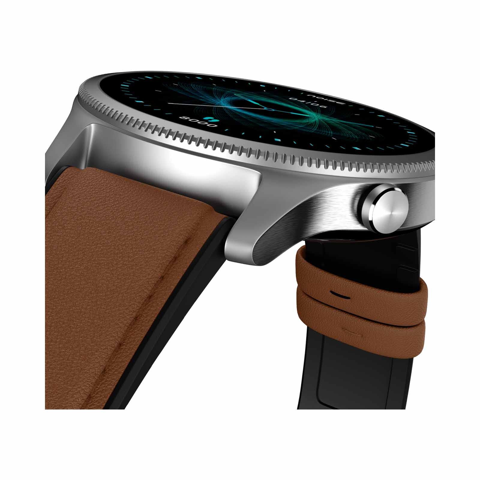 NOISE Noisefit Halo Smartwatch - Vintage Brown WRB-SW-HALO-LTHR-BRN_SLVR-image 7