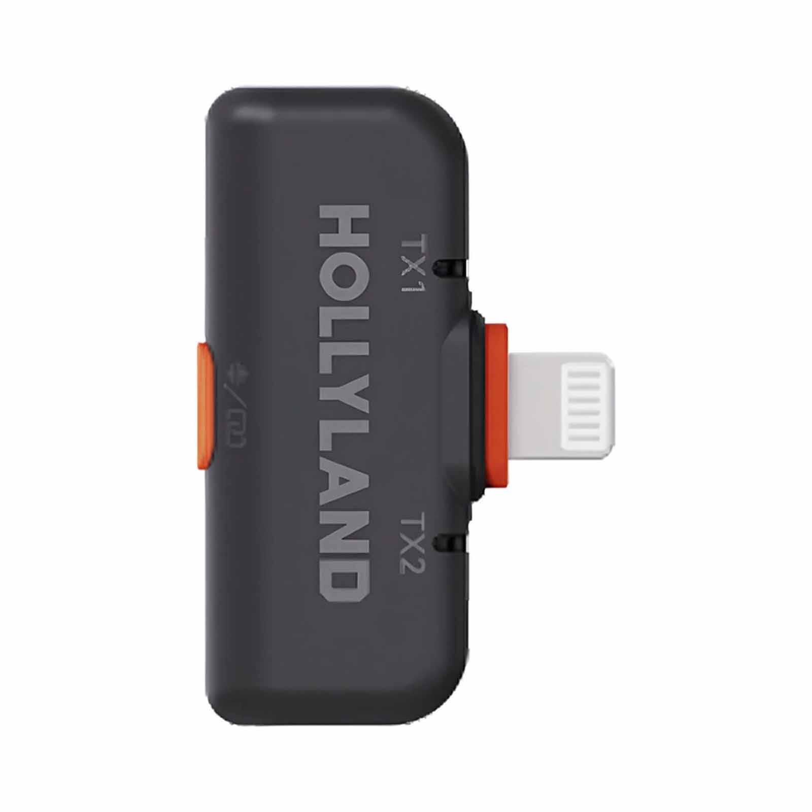 HOLLYLAND Wireless Lavalier Microphone Receiver With Lighting Plug (space Gray) LARK M2S LIGHTING RECEIVER
