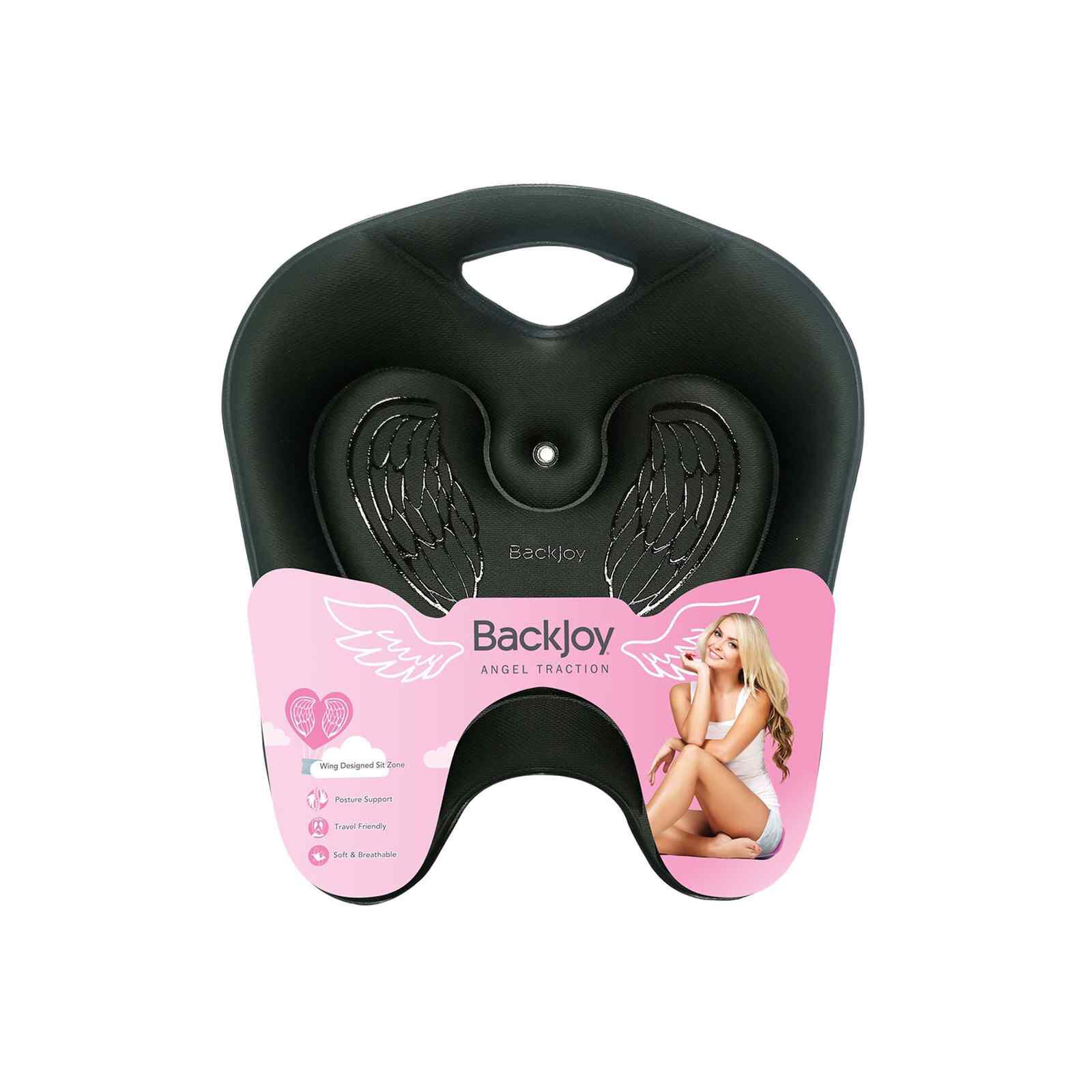 BACKJOY Sitsmart Posture Plus Angel Traction Black (special Buy) BJSAT001