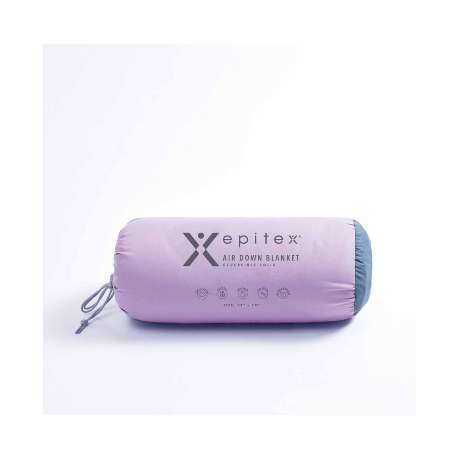 EPITEX Blanket (online Only) Lt Purple & Stone Blue - Single AIRDOWN-image 3