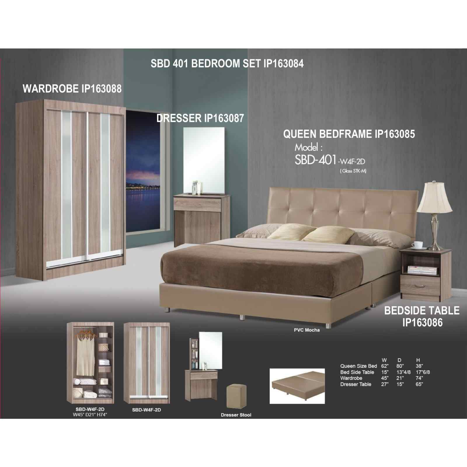 SMARTBOX Bedroom Set SBD 401