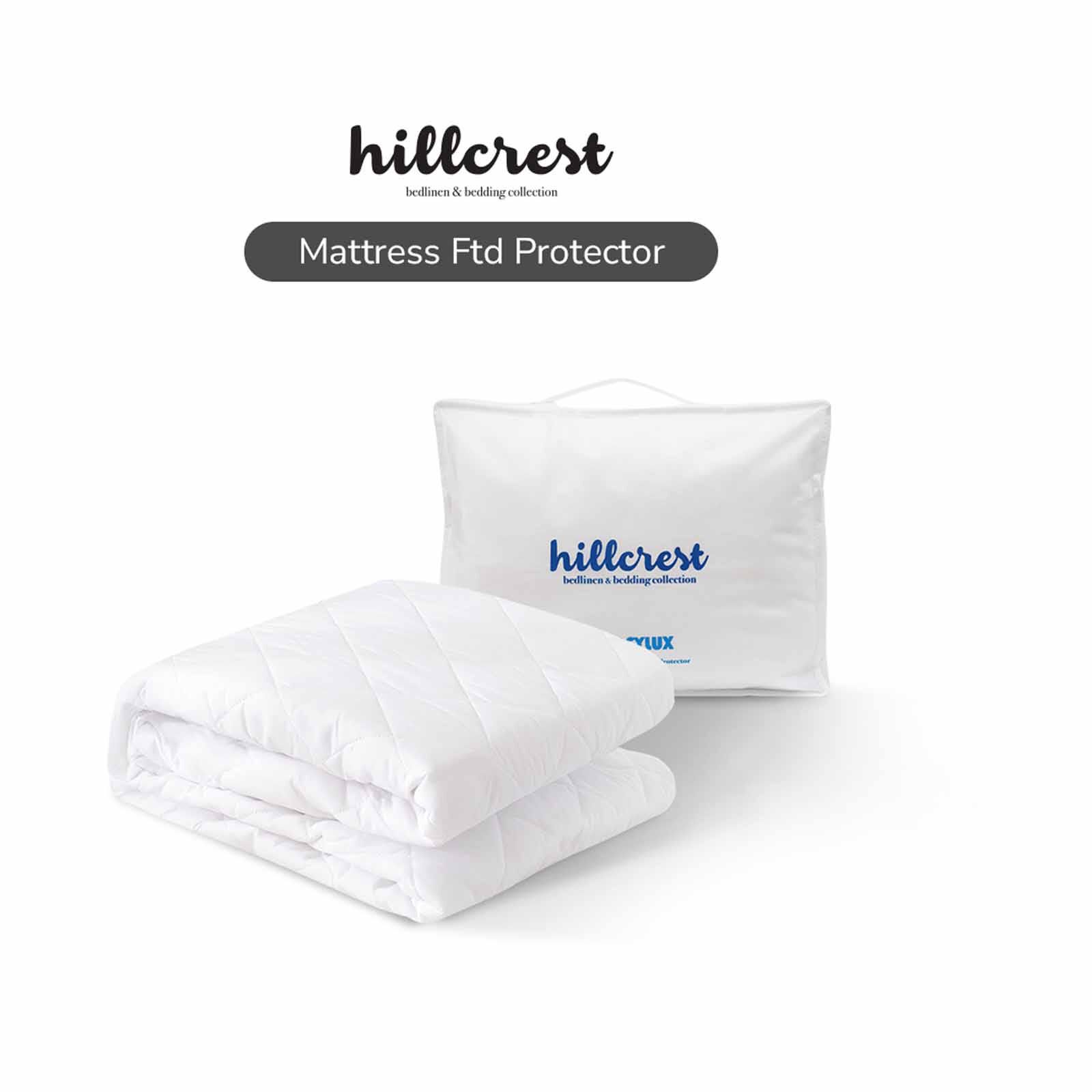 HILLCREST Fitted Mattress Protector Fits Up To 45cm - Queen (online Exclusive) 6722