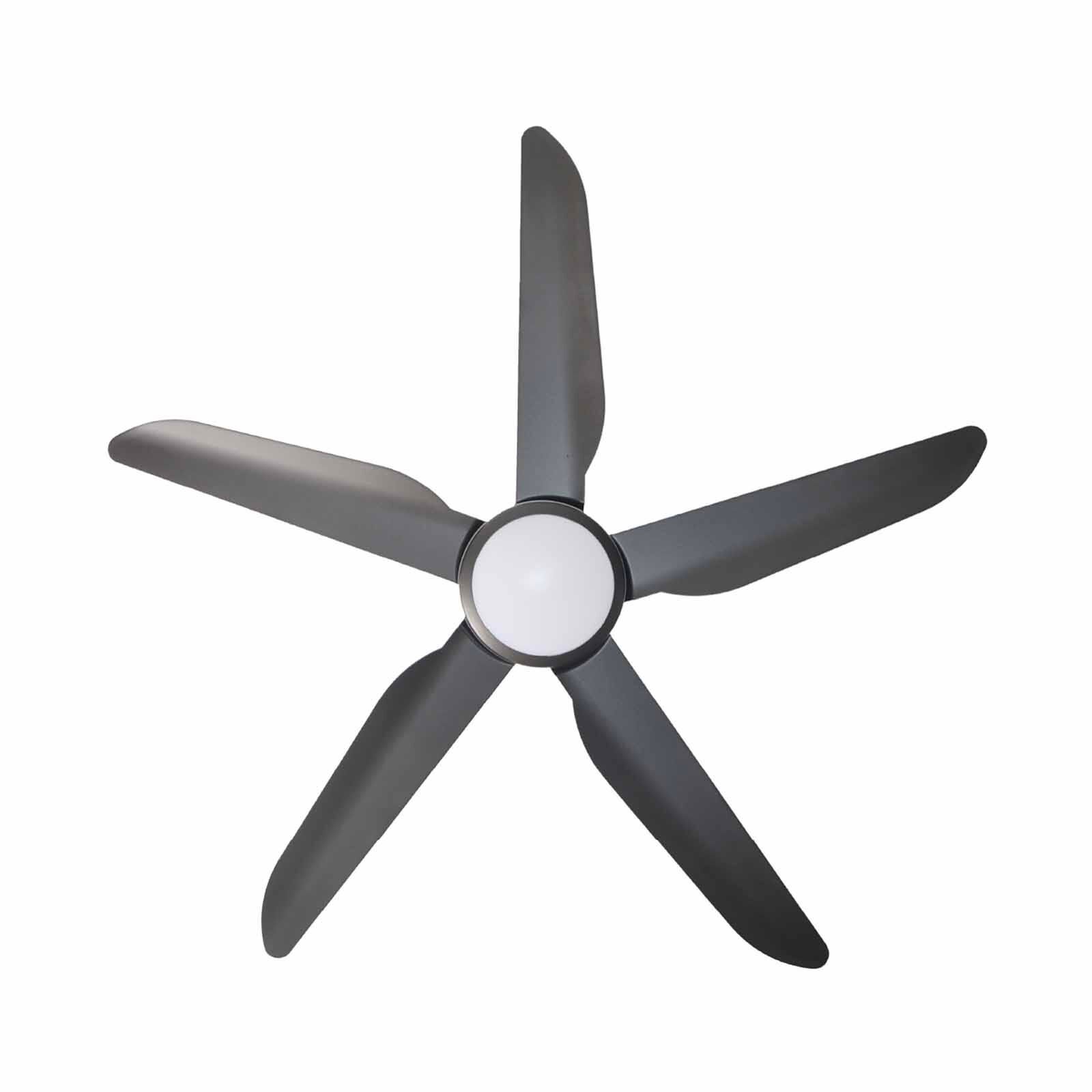 MISTRAL 56 In Dc Ceiling Fan With 24 W Led And Wifi- Gun Metal (5 Blade) CYCLONE56-GM-image 2