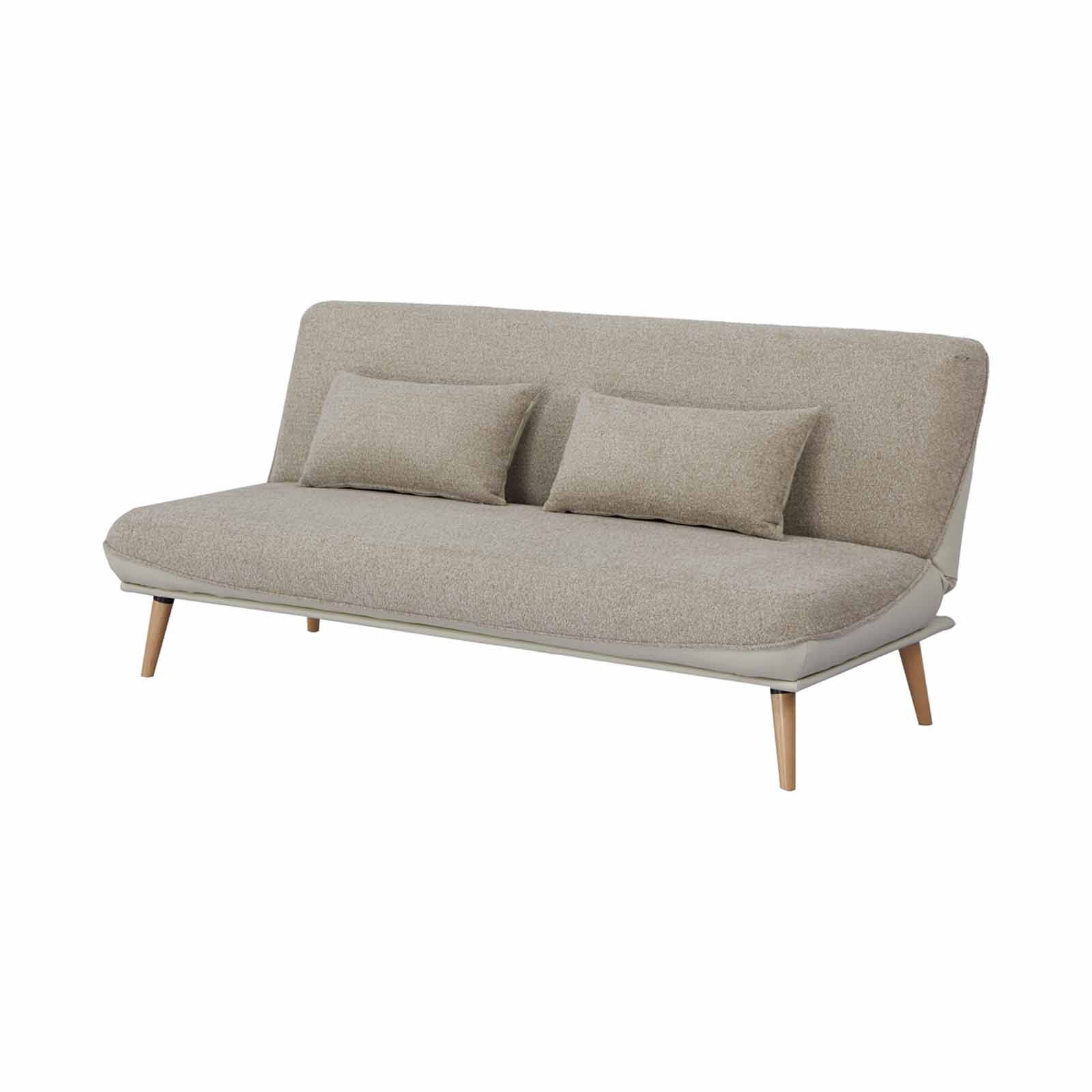Sofa Bed (fab / Sl) Beige ANNIKA-image 2