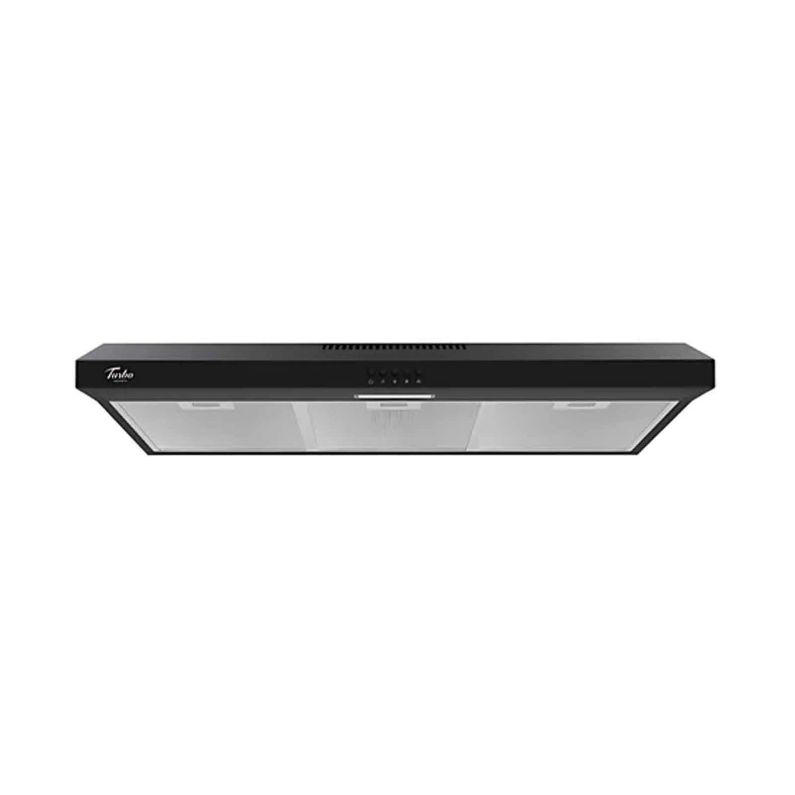 TURBO 90cm Cooker Hood With Push Button (excl. Install) TM65-902BK-image 1