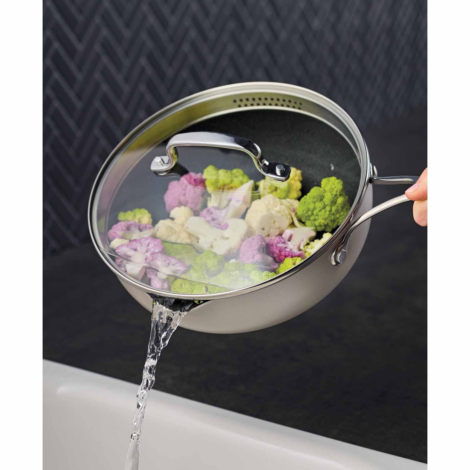 CIRCULON Infinity Nonstick 24cm/2.8l Multi-pan With Glass Lid & Lid Holder 80303-image 8