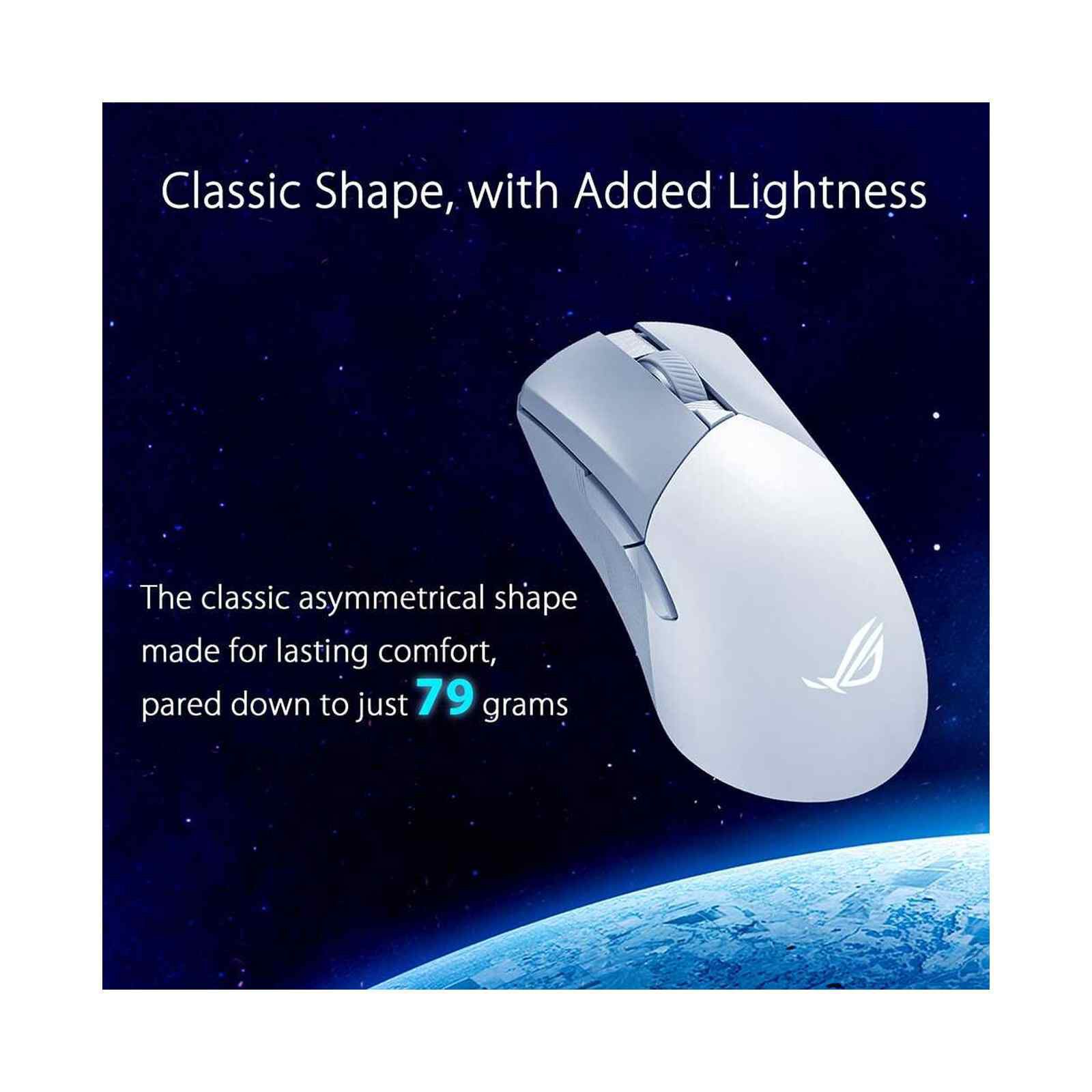 ASUS Rog P711 Gladius Iii Wireless Aimpoint Gaming Mouse - White ROG GLADIUS III WIRELESS AIMPOINT WHITE-image 7