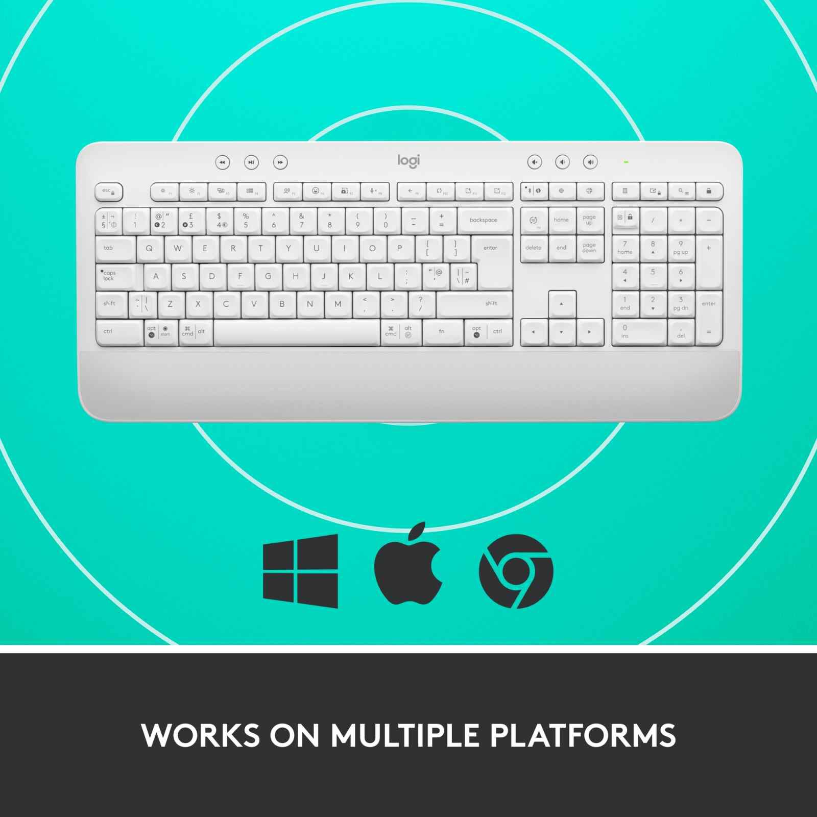 LOGITECH Logi Signature K650 Wireless Keyboard Offwhite 1y 920-010987-image 13