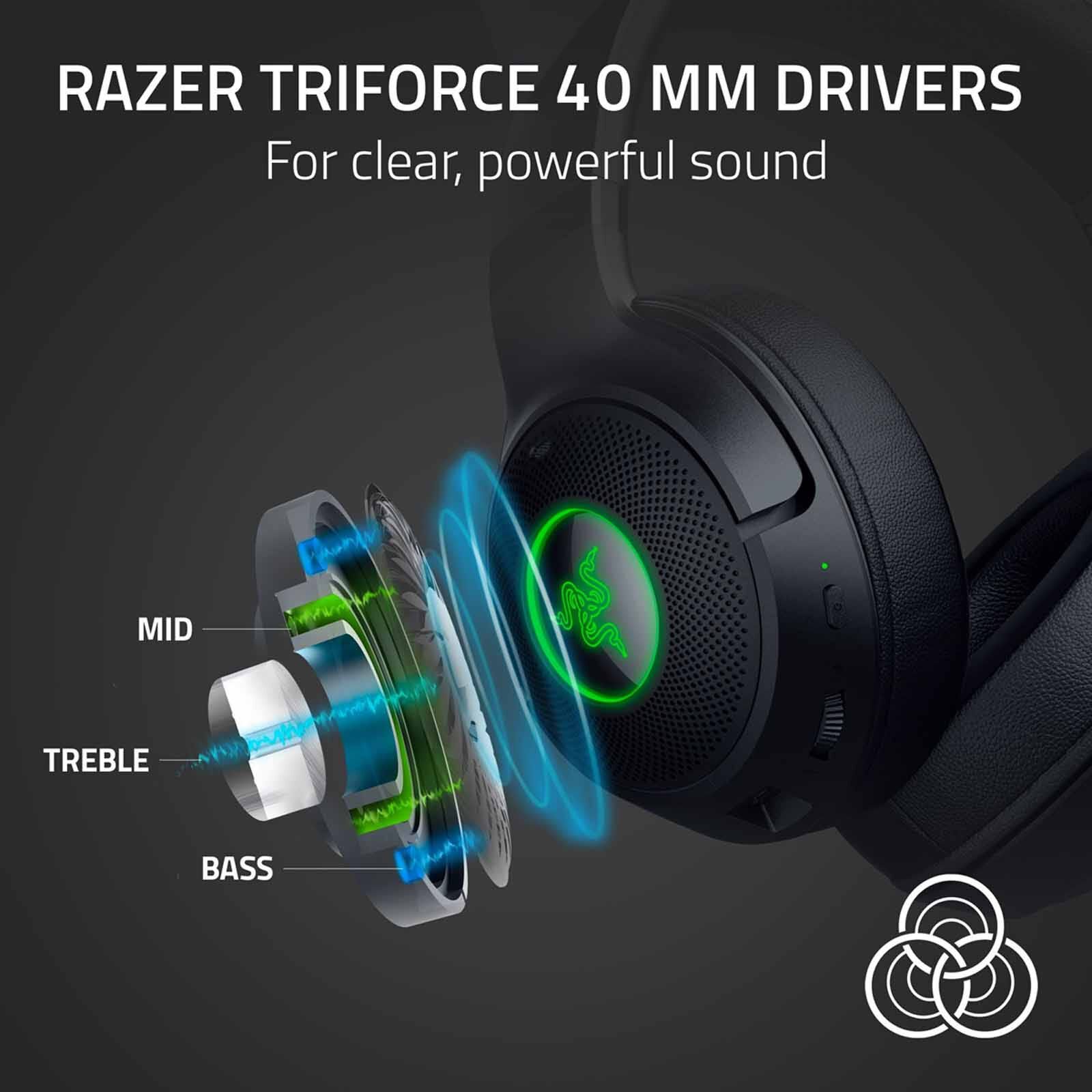 RAZER Kraken Kitty V2 Bt - Wireless Bluetooth Rgb Headset With Kitty Ears - Black Edition - Frml Packaging RZ04-04860500-R3M1-image 7