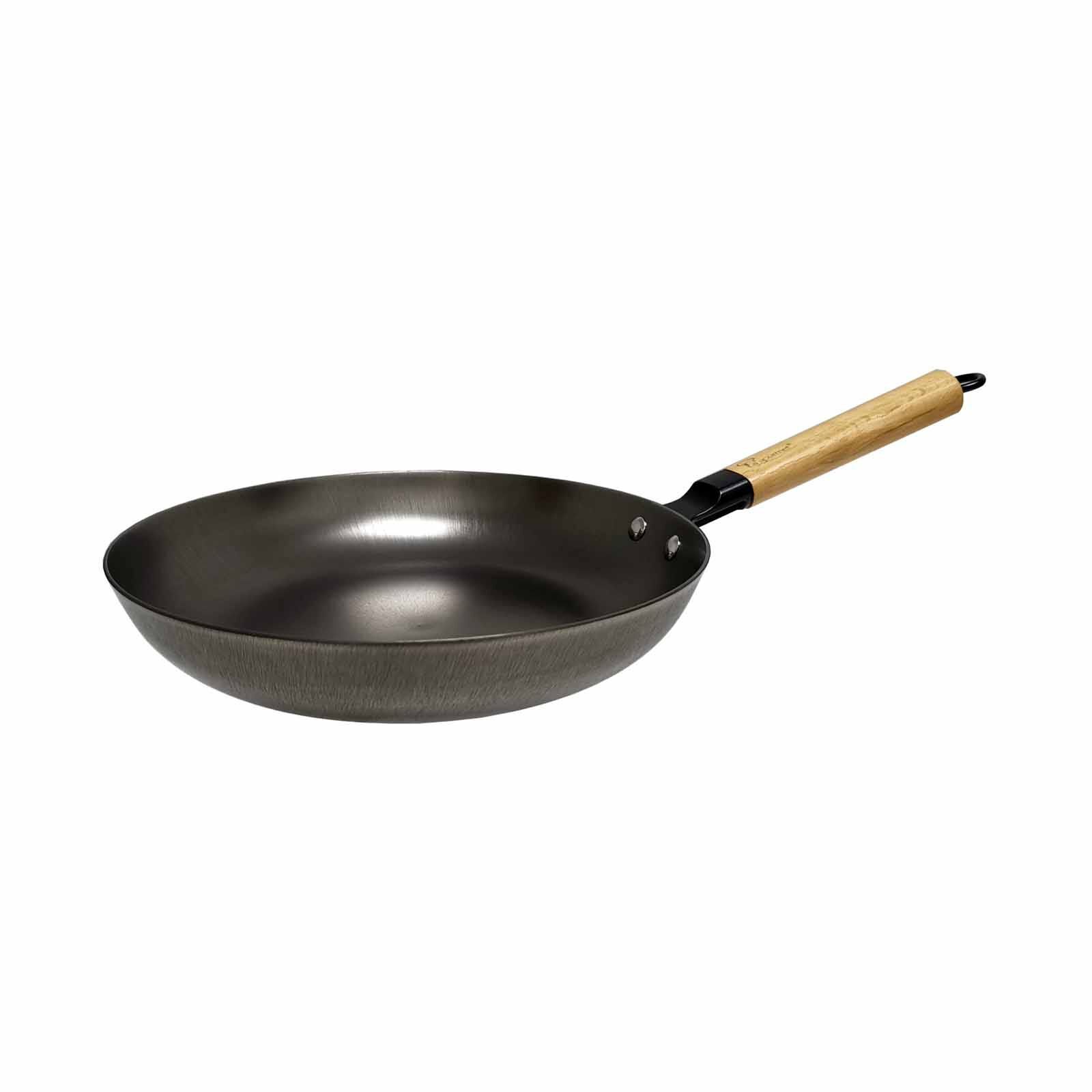 LA GOURMET Nitrigan 20cm Frypan With Wooden Long Handle LGMCWCI367488-image null