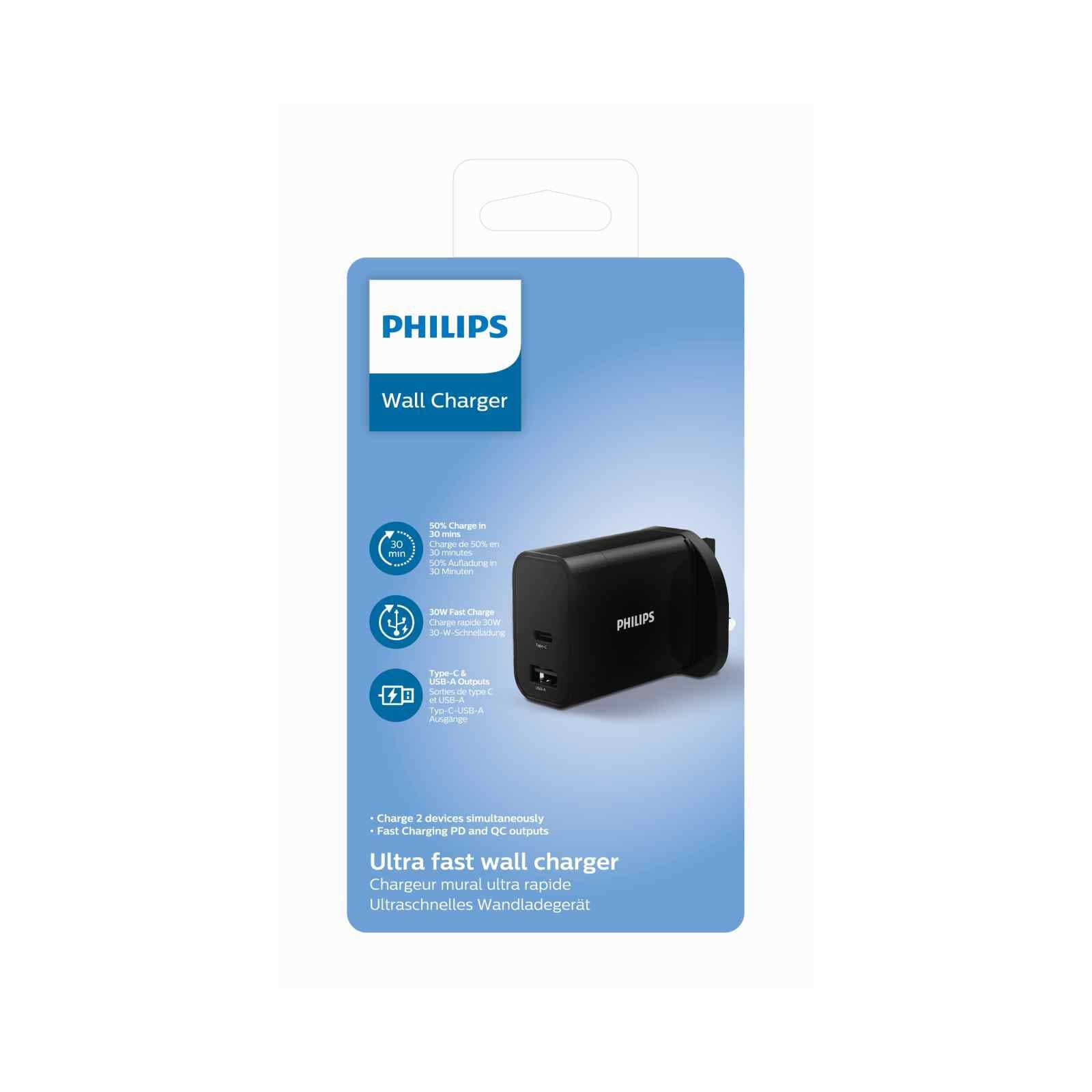 PHILIPS Usb Wall Charge With Type C And Usb-a Ports DLP2621/05-image 1