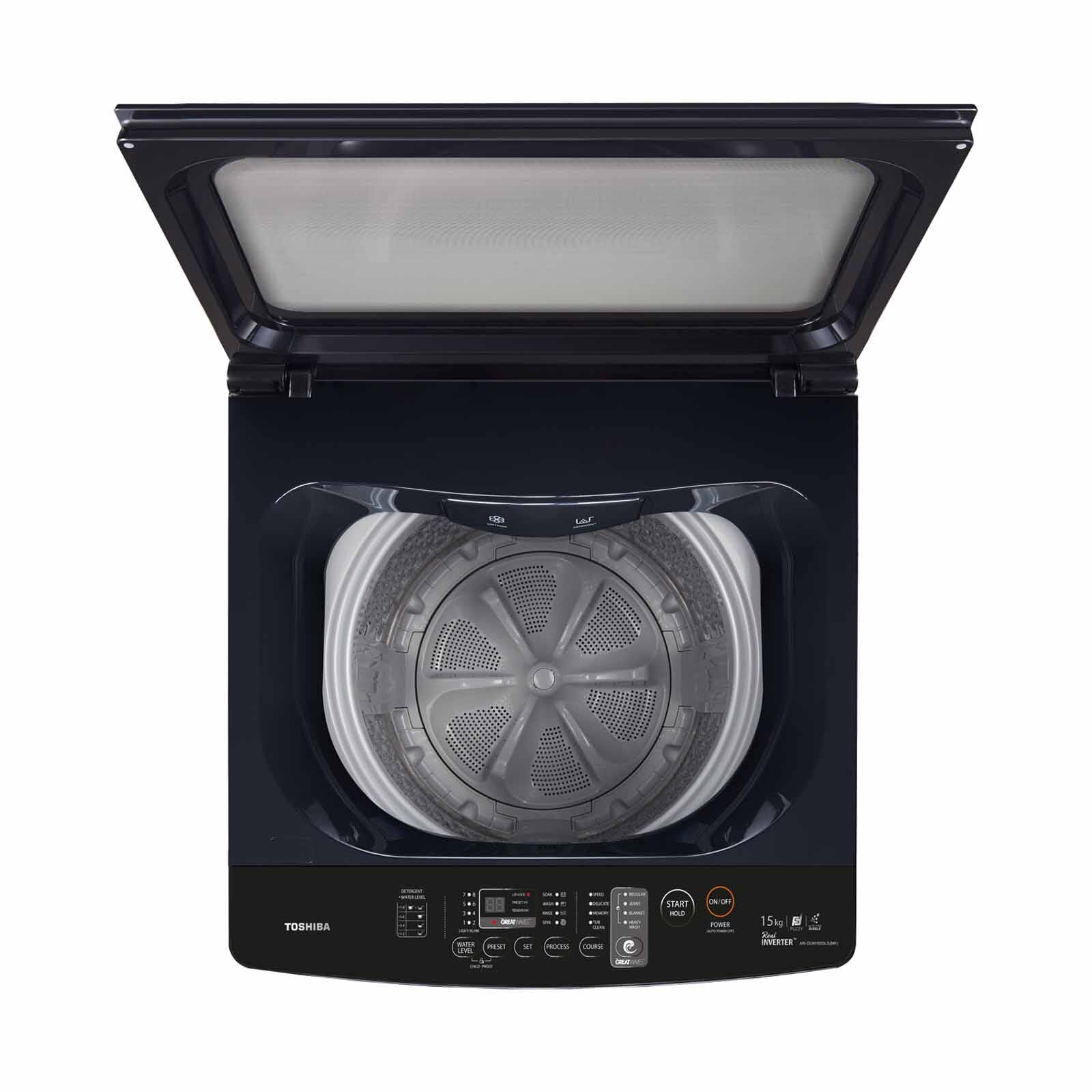 TOSHIBA Top Load Washer (15kg) - Dd Inverter (dark Grey) AW-DUM1600LS(MK)-image 4