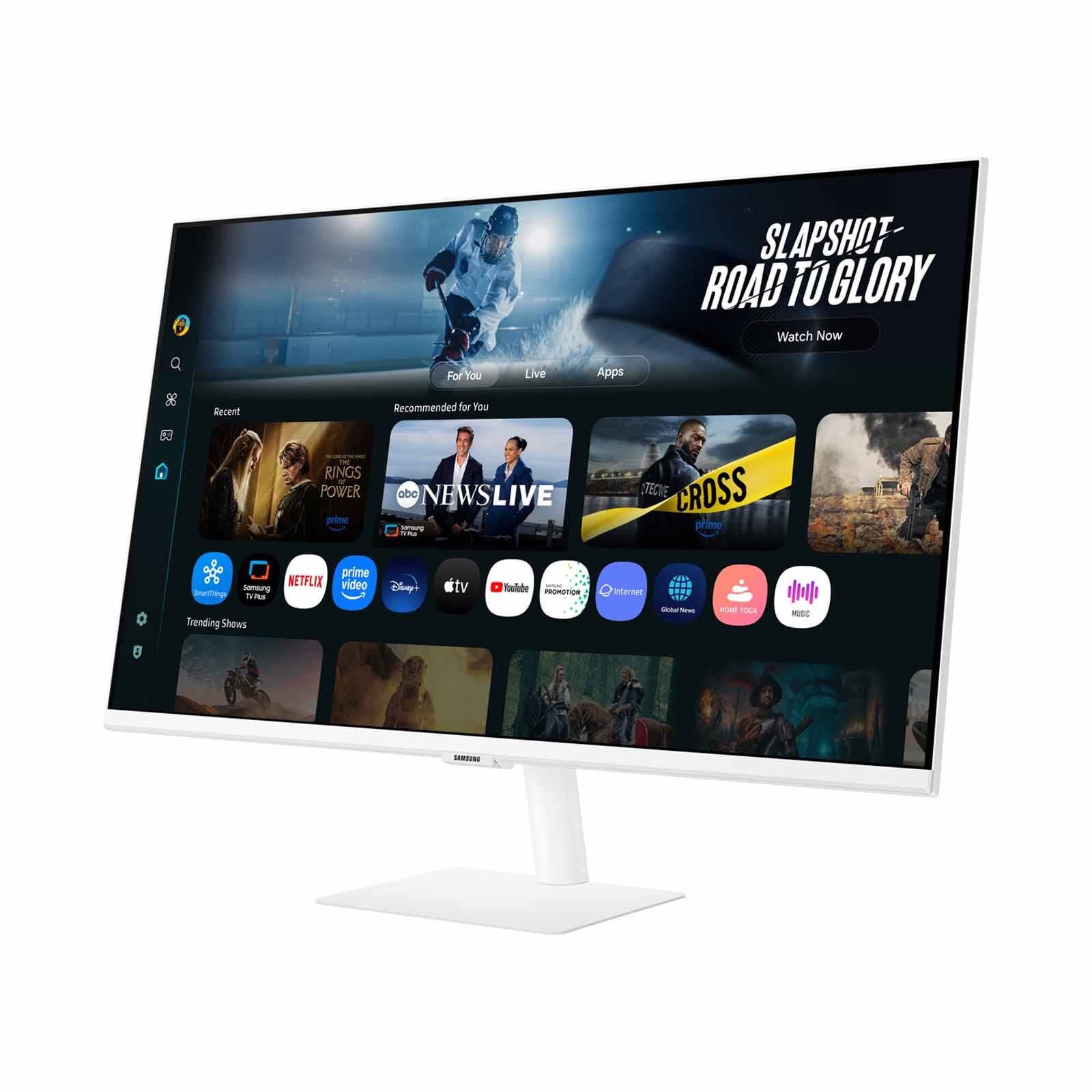 SAMSUNG 32in 4k M7 Flat Smart Monitor White LS32FM701UEXXS-image 6