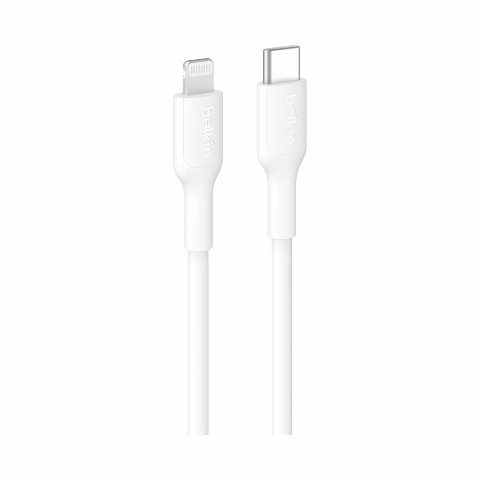 BELKIN Usb-c - Lightning Cable, Pcr, 1m, White CAA021FQ1MWH-image 1