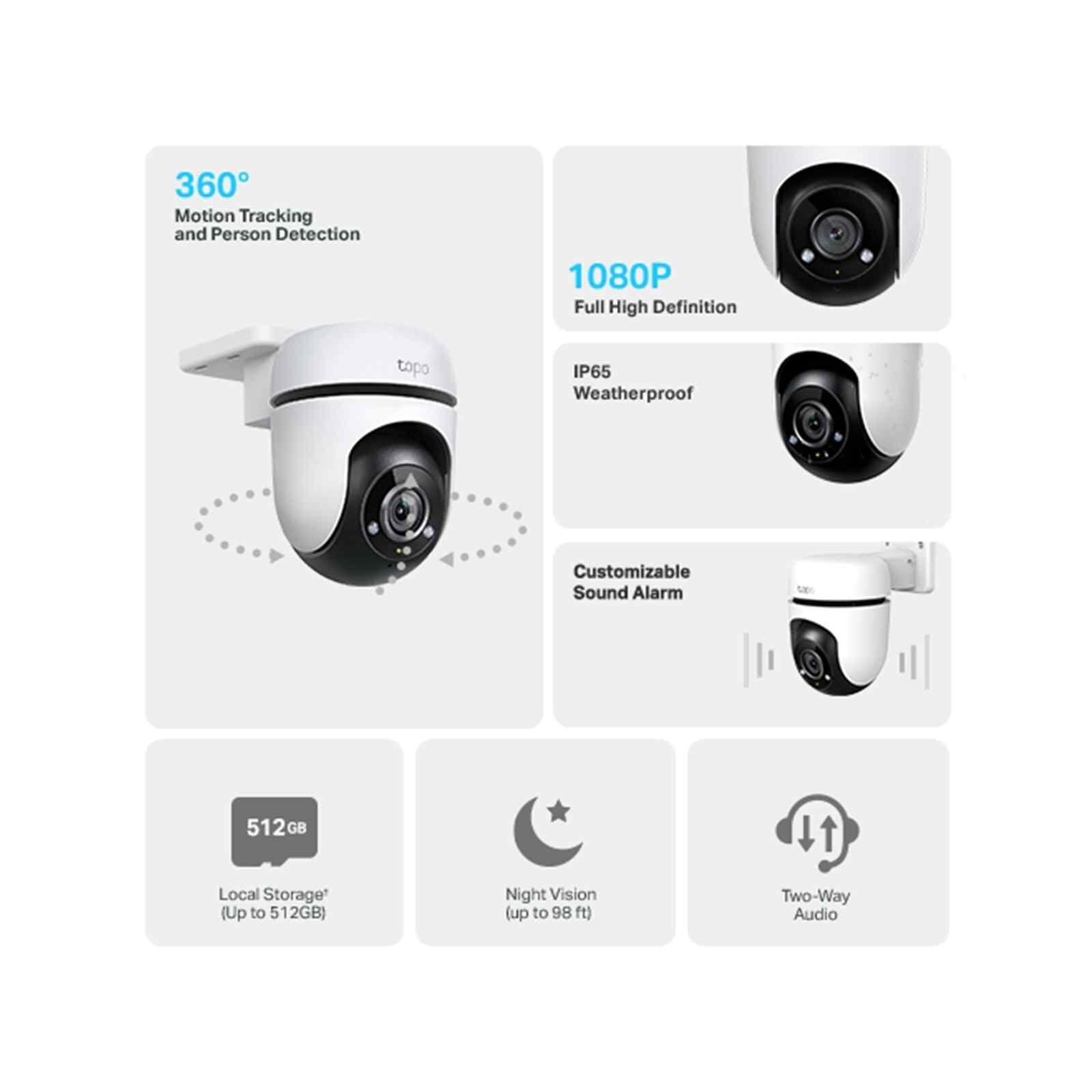 TP LINK Tapo Outdoor Pan/tilt Security Wi-fi Camera TAPO C500-image 2