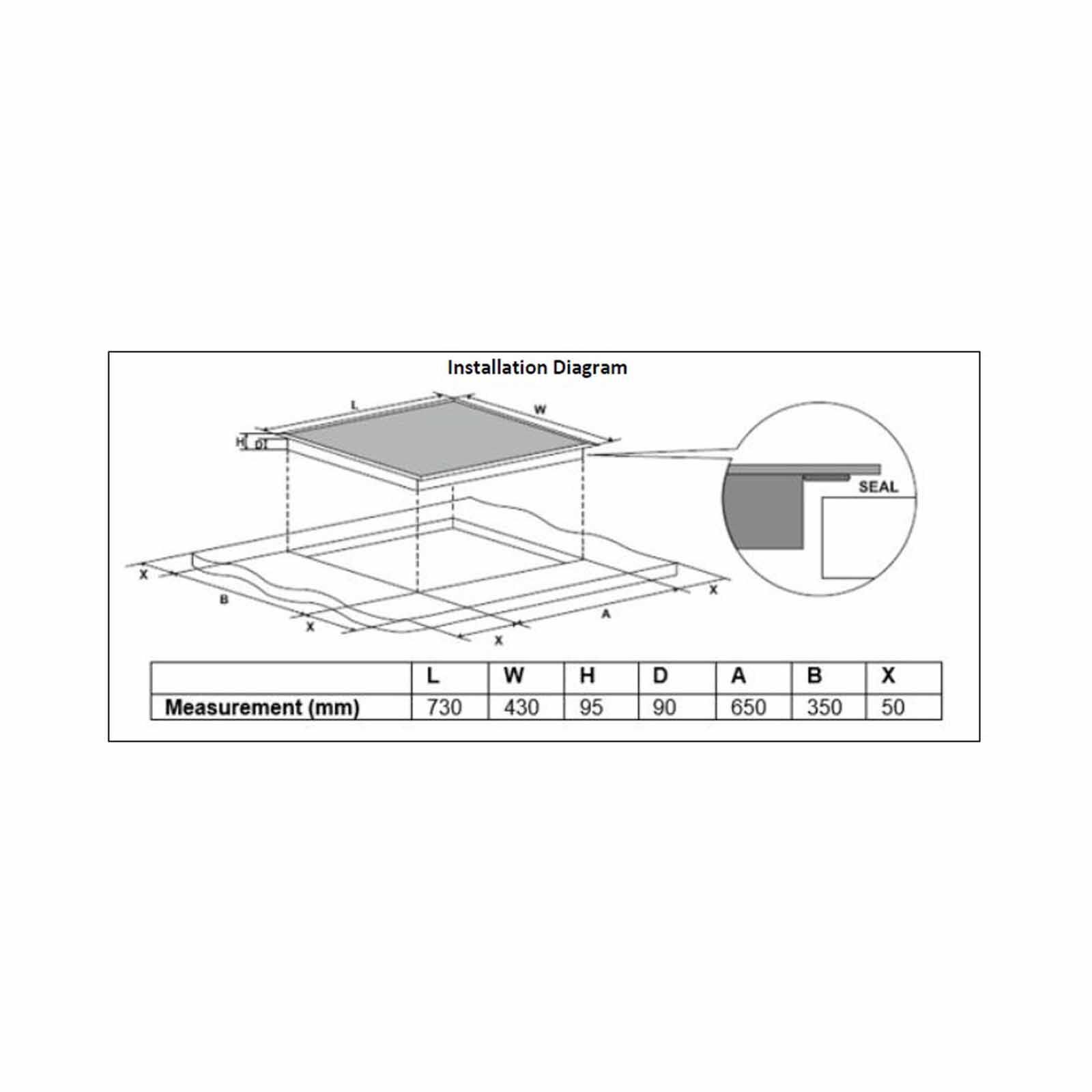 OTIMMO 2 Burner Anti-scratch Induction Hob (exclude Installation) EIH8732E-A.SCRATCH-image 4