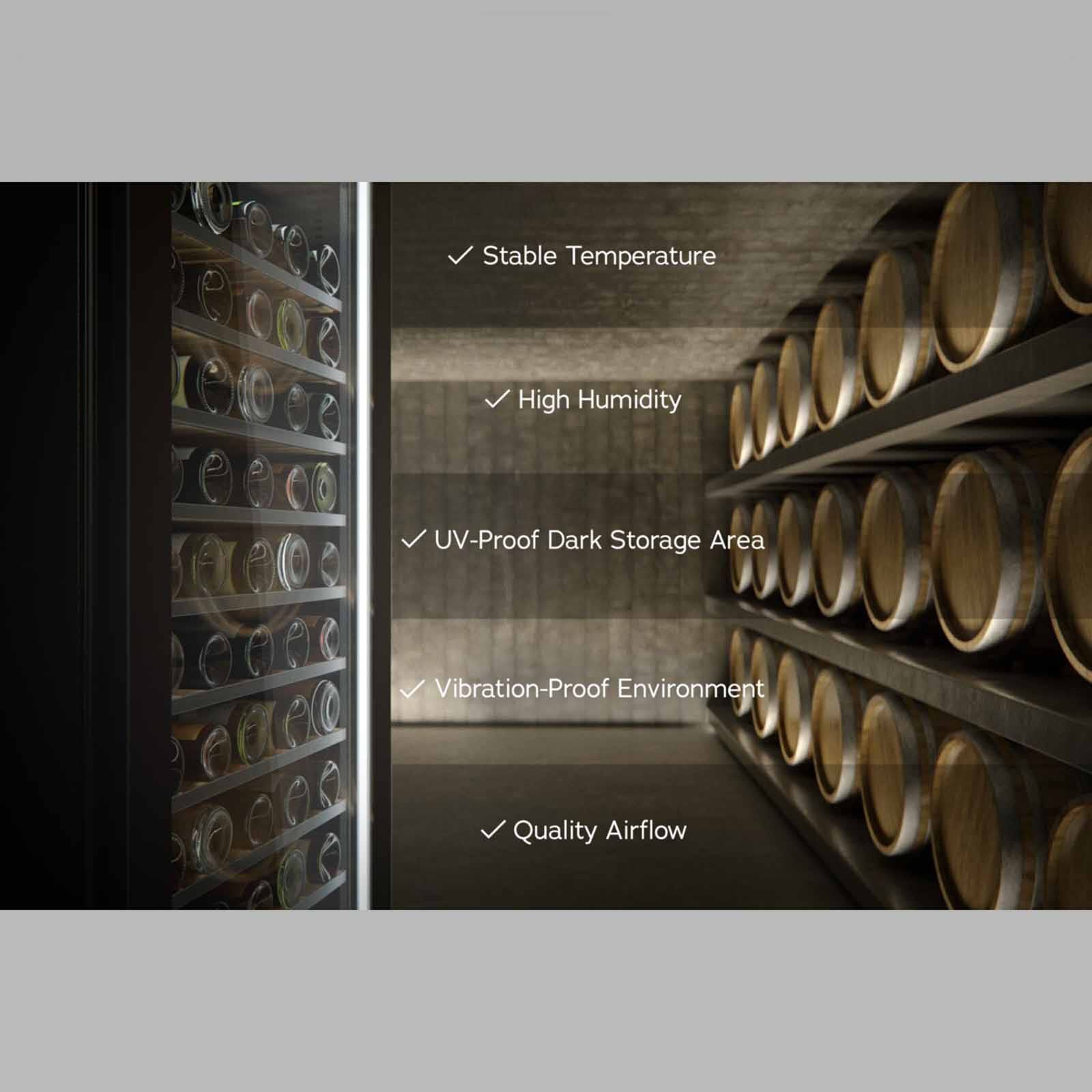 VINTEC Wine Cabinet (198 Bottles) VWM155SAA-X-image 4