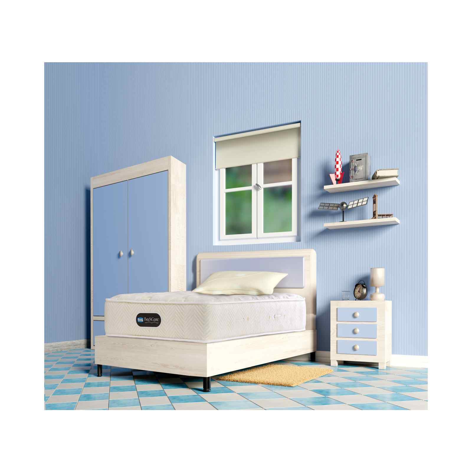 SIMMONS Single Size Mattress Plush BACKCARE KIDS 2-image 2