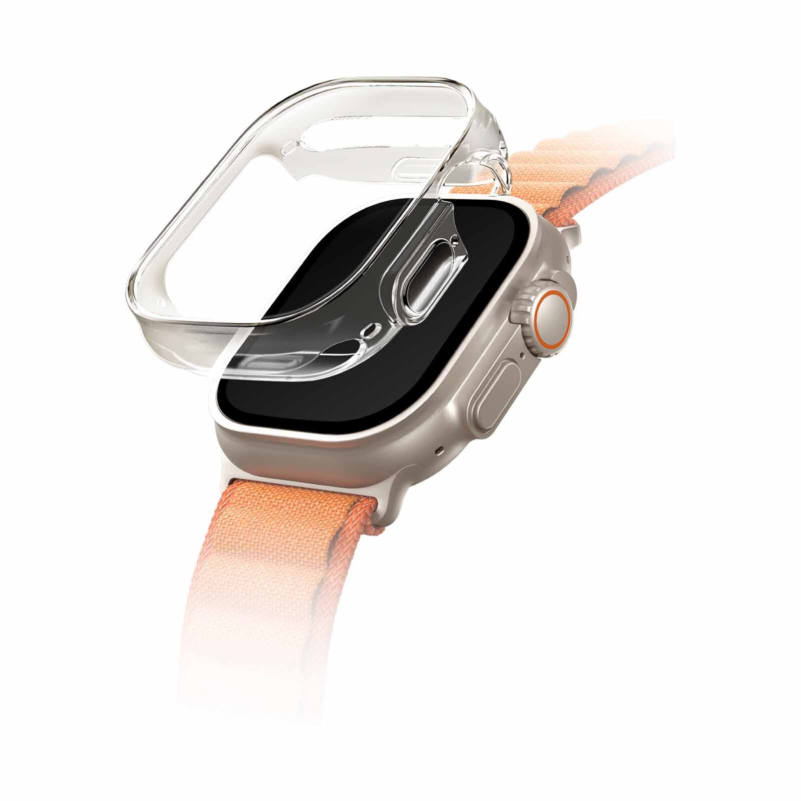 UNIQ Garde Hybrid Watch Case With Screen Protection 49mm - Dove (clear) UNIQ-49MM-GARCLR