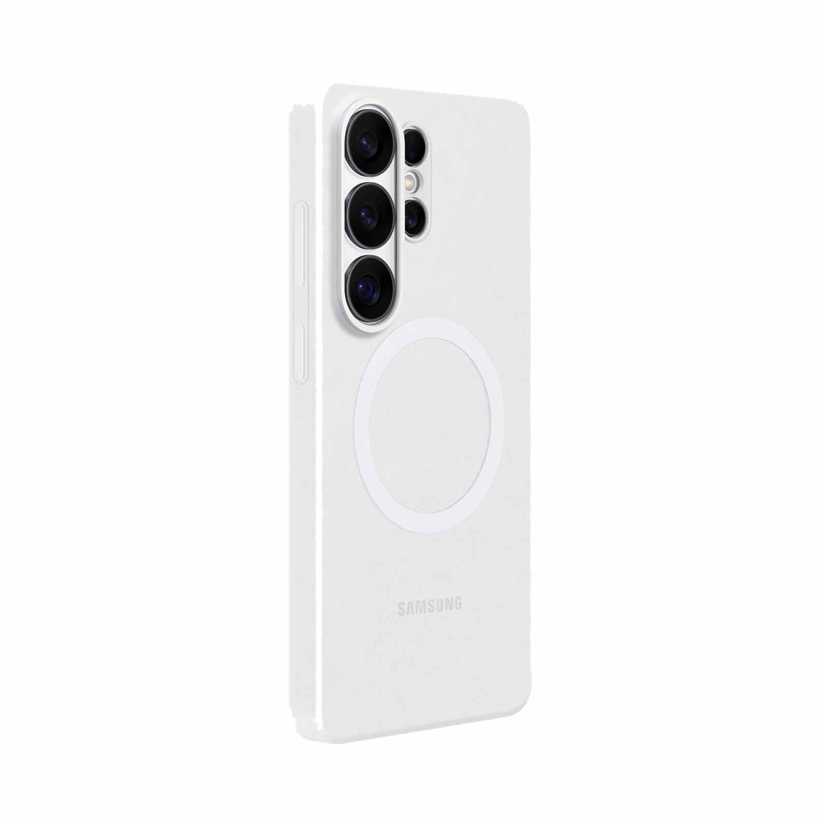 SAMSUNG Galaxy S26 Ultra Silicone Magnet Case White EF-ES948CWEGWW-image 4