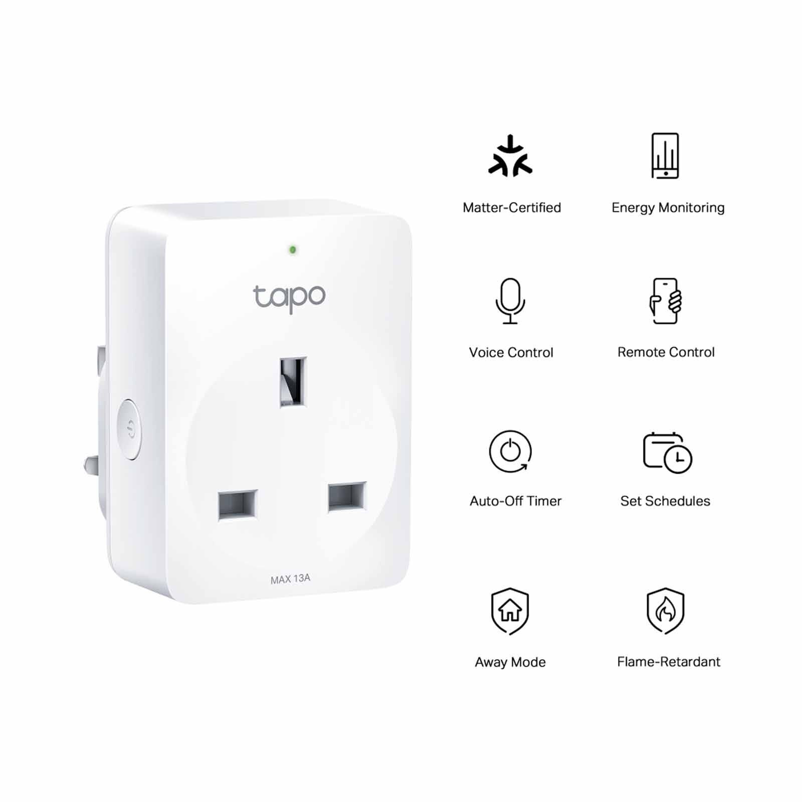 TP LINK Mini Smart Wi-fi Plug, Energy Monitoring, Matter TPL-TAPO P110M-image 5