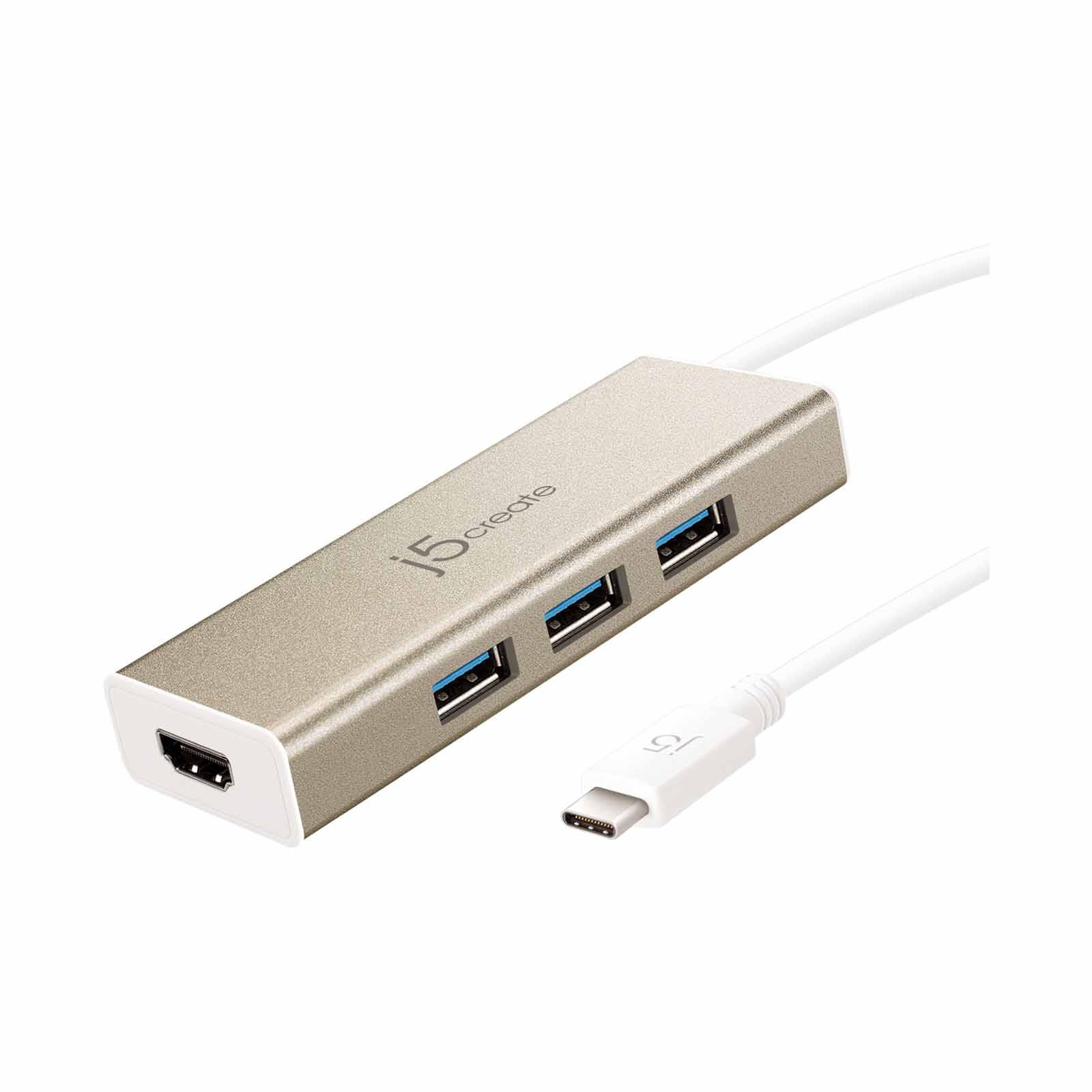 J5CREATE Usb 3.1 Type-c 3-port Hub With Hdmi JCH451-image 1