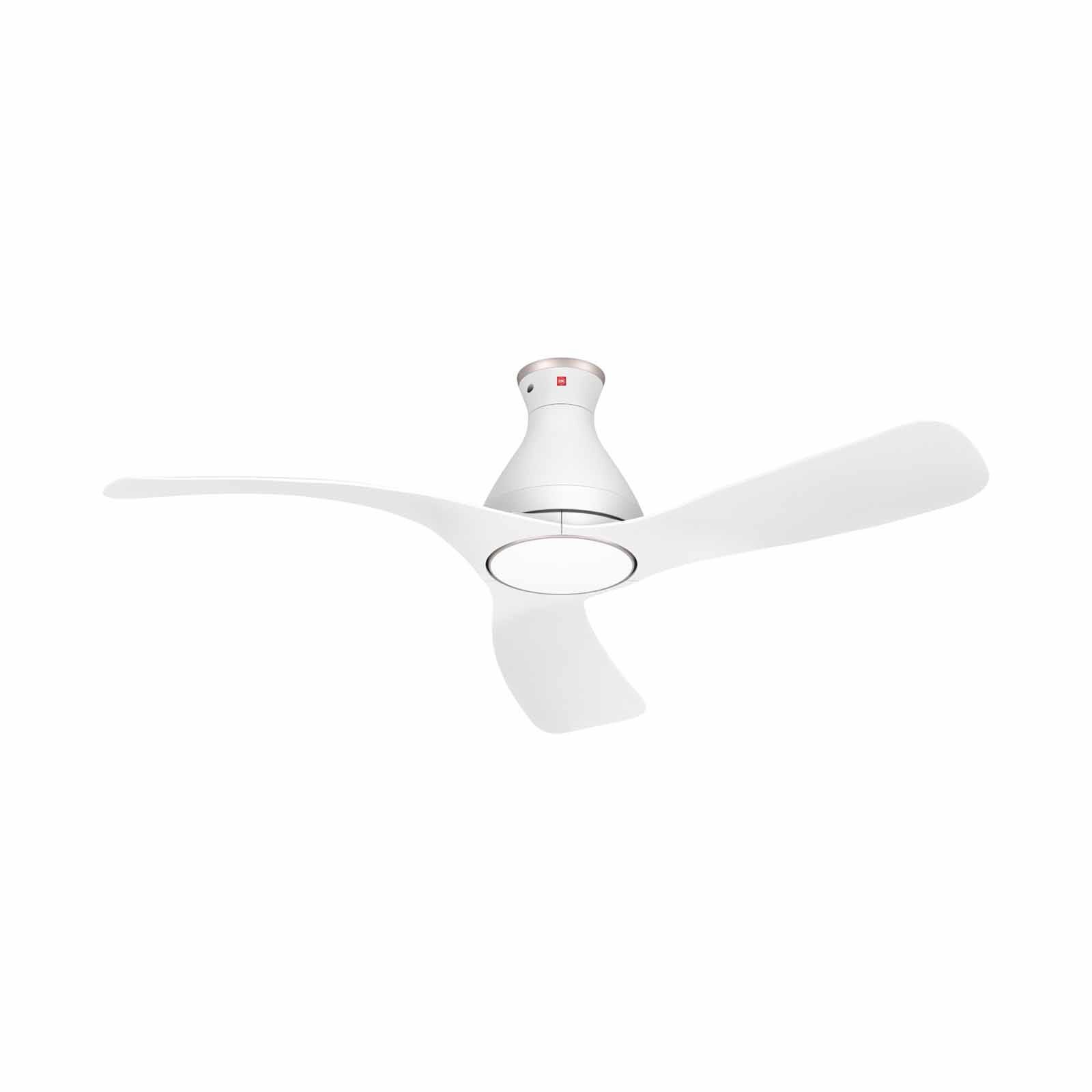 KDK 56 In Dc Ceiling Fan With Light (140cm)-white H56GP(WH)-image 1