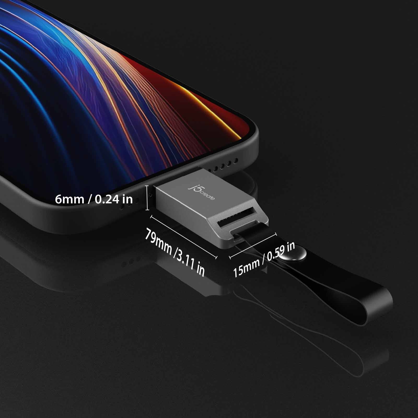 J5CREATE Usb-c To Microsd Card Reader JCHSD31W-image 8