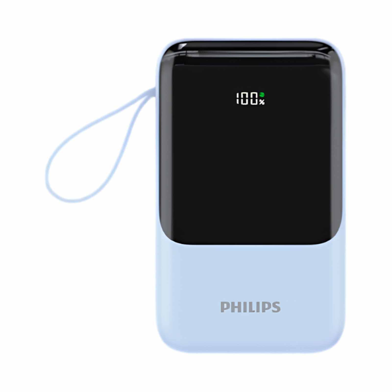 PHILIPS 10000mah 22.5w Powerbank With Usb-c Lightning Micro Usb Usb-a Cables Ccc DLP2223L/97-image 1