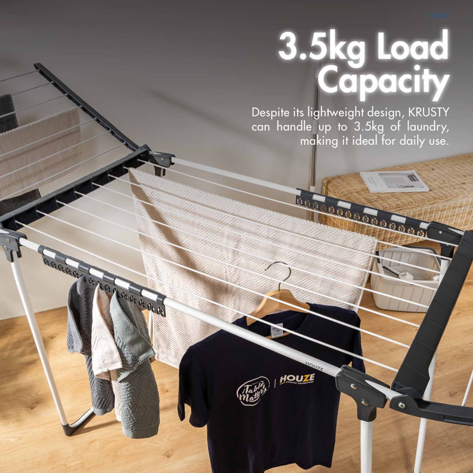 HOUZE 3 Fold Drying Rack (1.6 Metre) KRUSTY-image 5