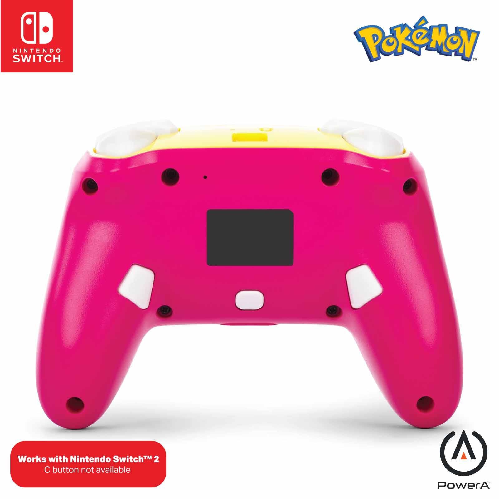 POWERA Enhanced Wireless Controller For Nintendo Switch - Pikachu Vibrant NSGP0262-01-image 4