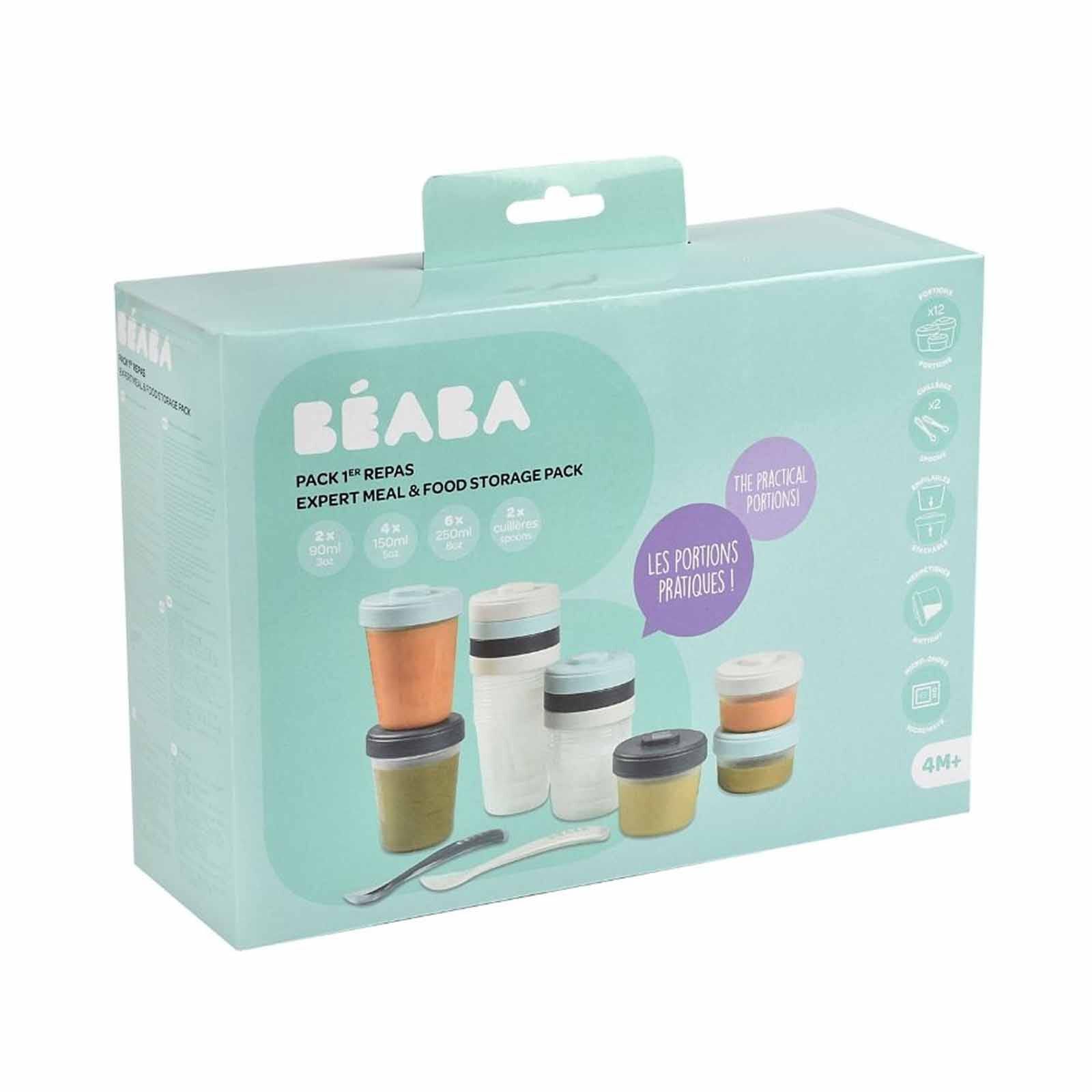 BEABA Meal & Food Storage Expert Pack - Storm (online) CLIP PORTIONS-image 5