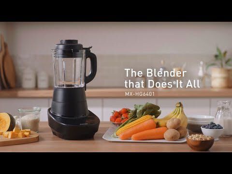 PANASONIC All In One Cooking Blender - Cold (1.75l), Hot (1.4l) MX-HG6401KSK-image 2