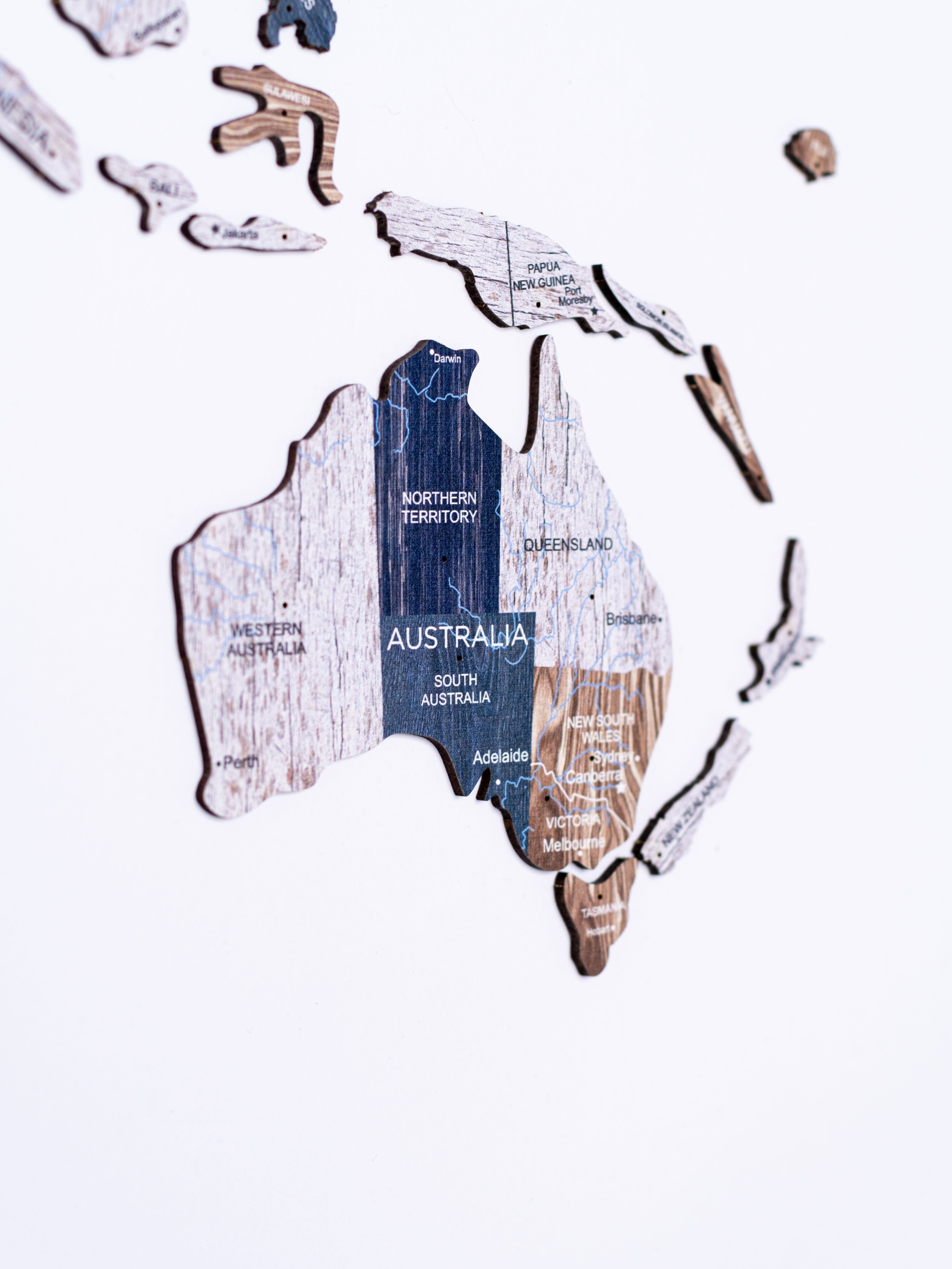 2d Wooden World Map Mystery S ENJOY THE WOOD-image 8