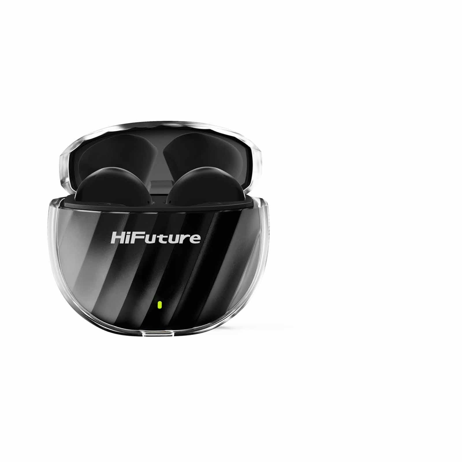 HIFUTURE Flybuds3 - Black Tws Earbuds With 4microphones Enc HEF3BK-image 1