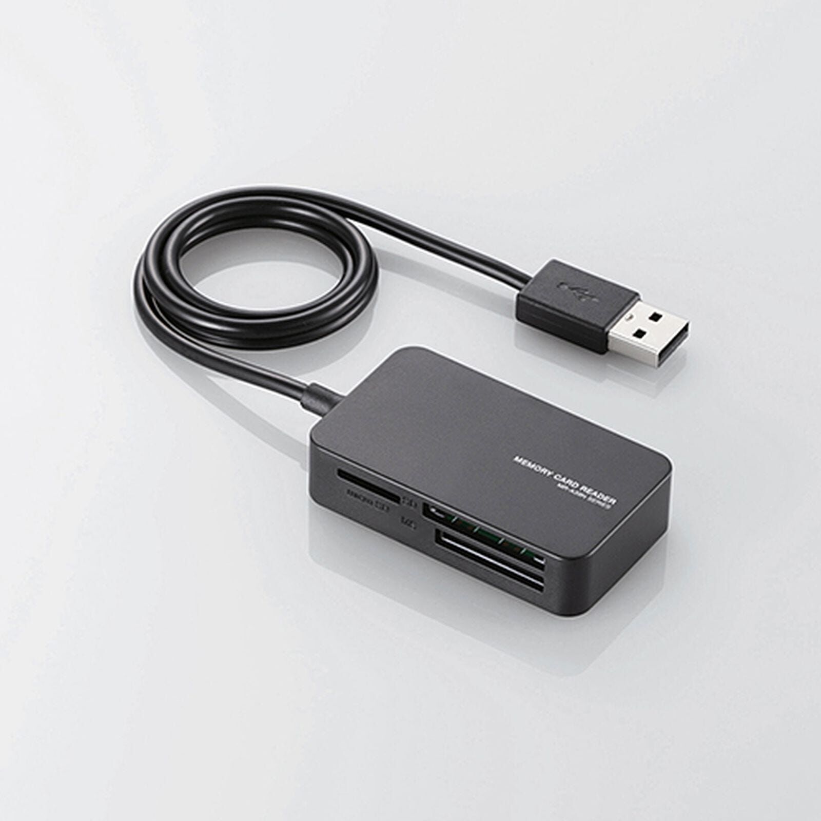 ELECOM Memory Card Reader (black) 48+6 Media MR-A39NBK-image 2