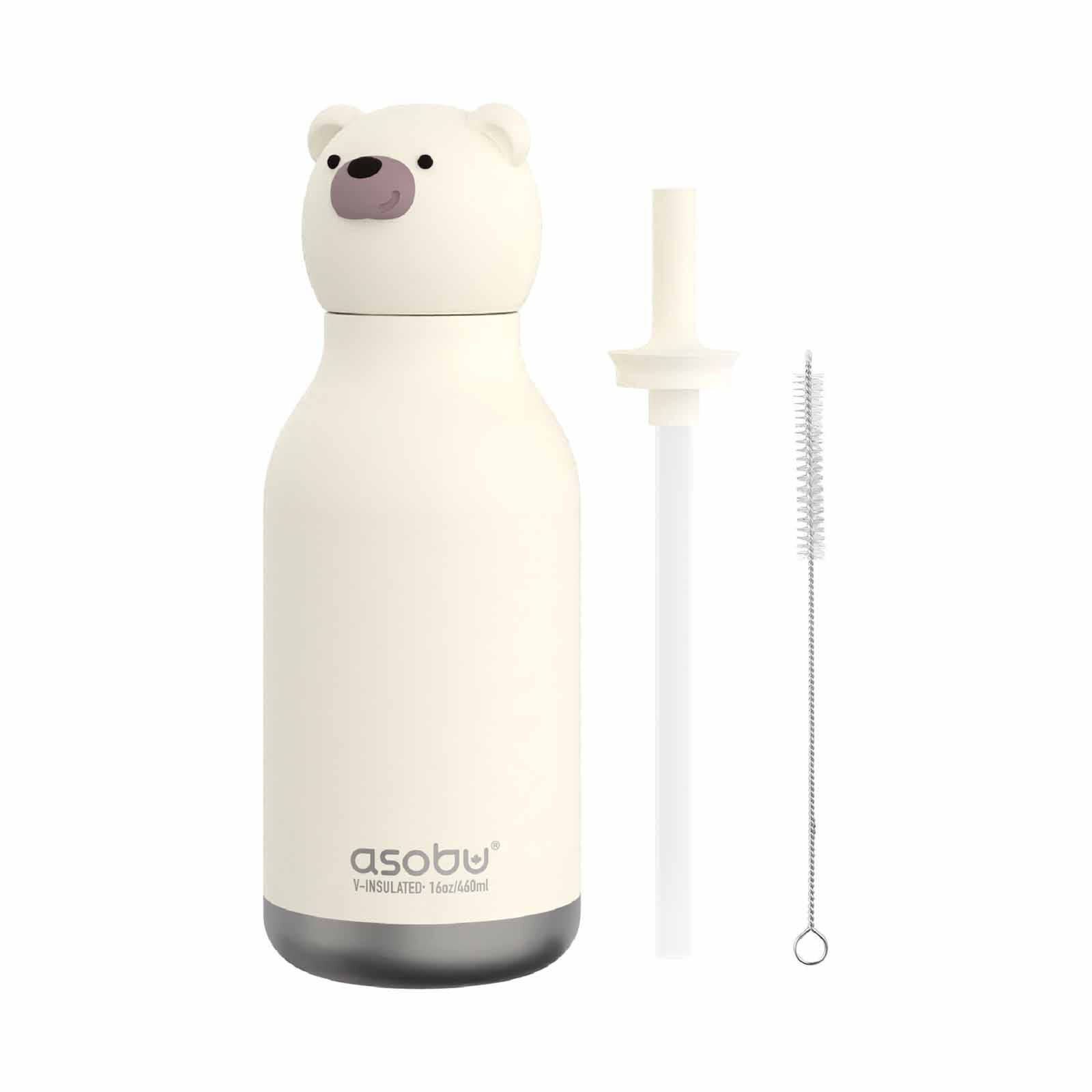 ASOBU Bestie Insul S/s Water Bottle (bear W/brush) ASBV05460-image 6