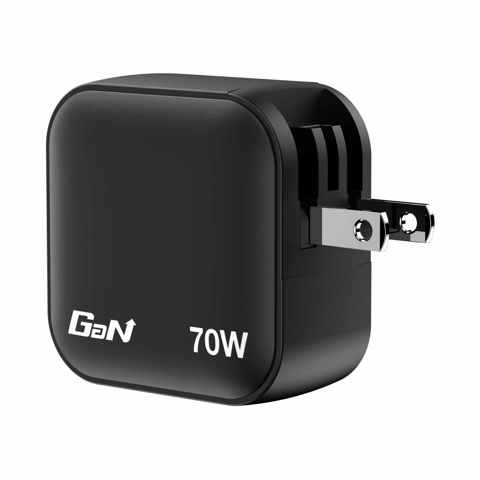 VERBATIM Mini Gan Charger 70w 3 Port Us Plug W Eu And Uk Adapter VM32229-image 2