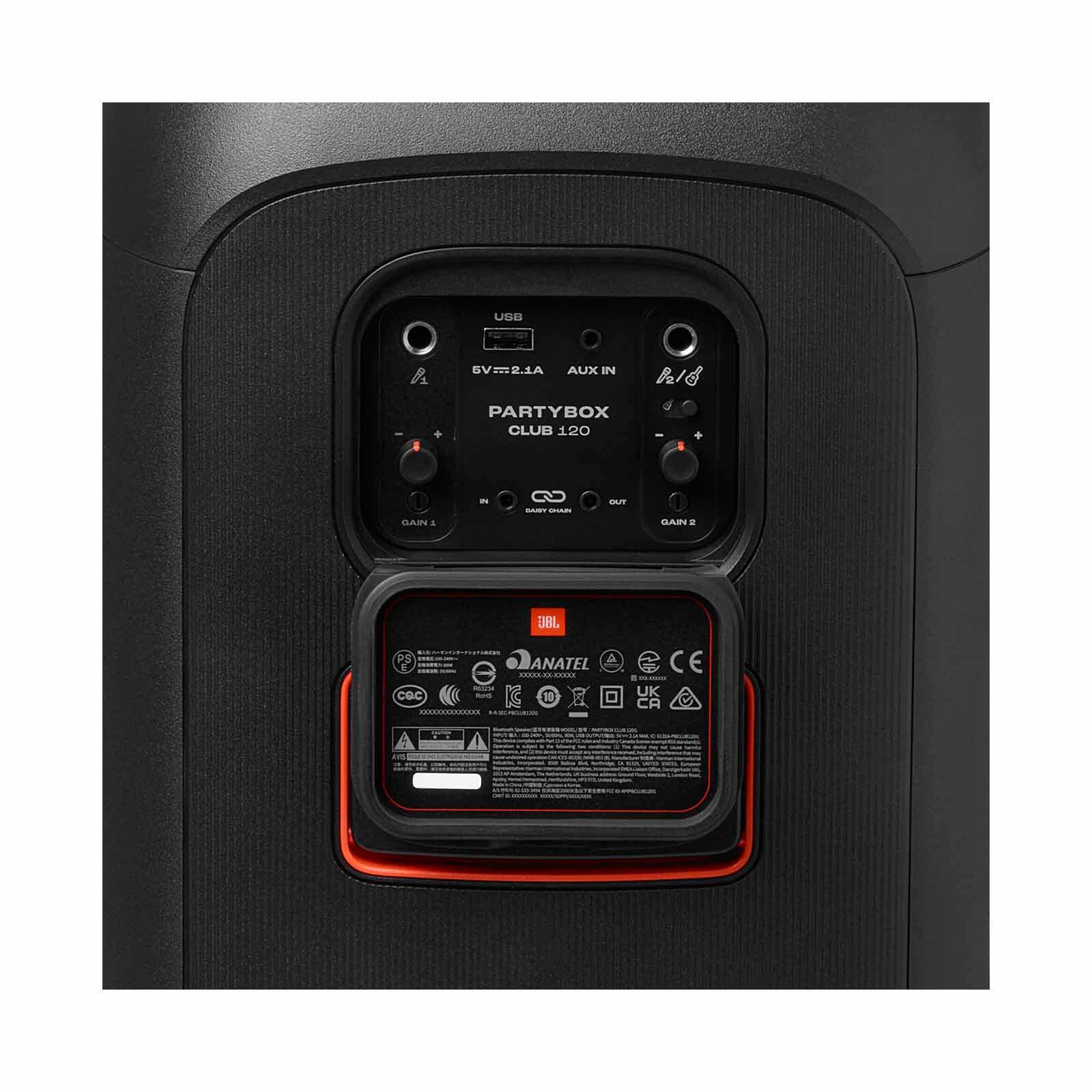 JBL 160w Portable Partybox Speaker With App PARTYBOX CLUB 120-image 4