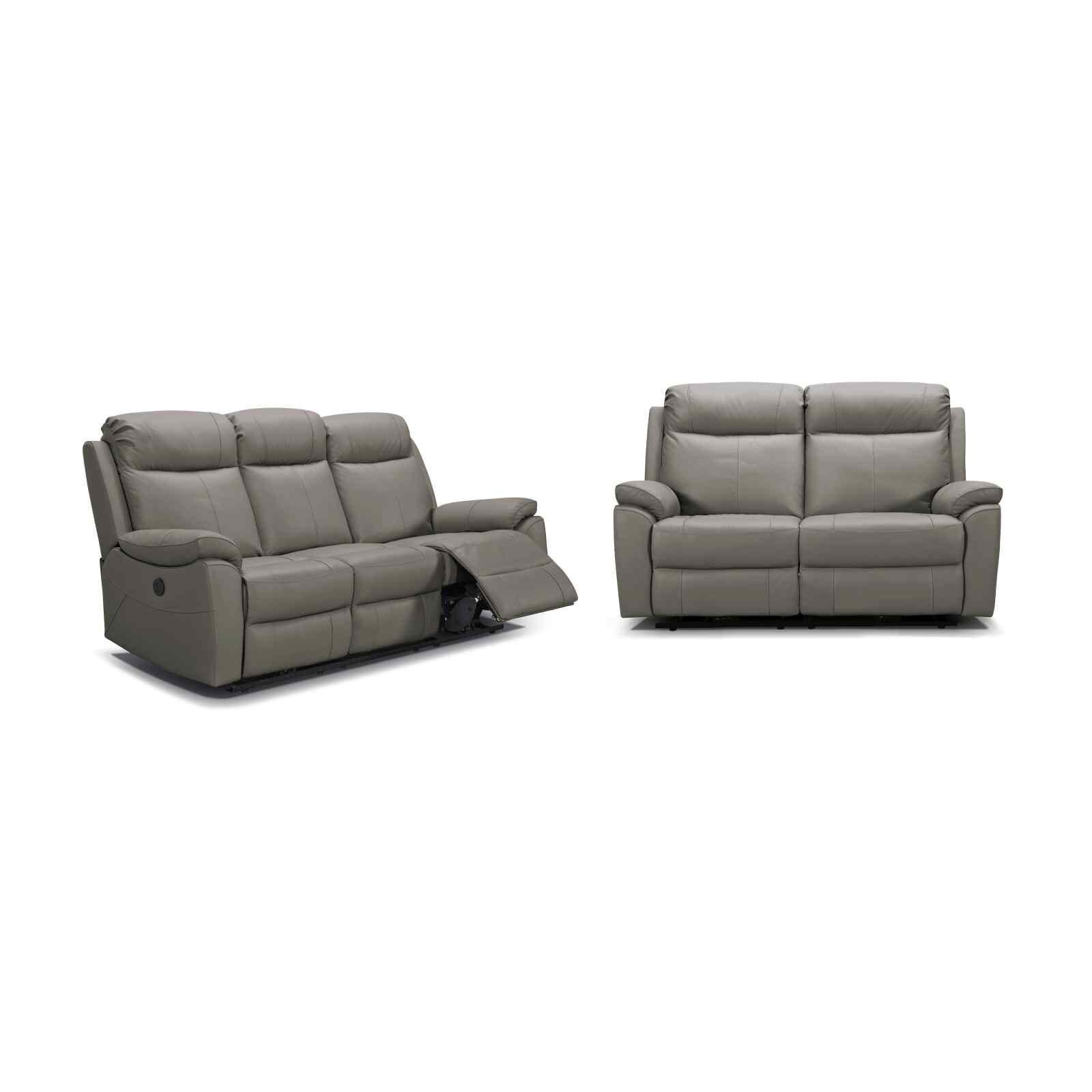 3rr-m+2rr-m Seater (fl) C15 Mto Full Leather Recliner Sofa Set DRESDEN-image null