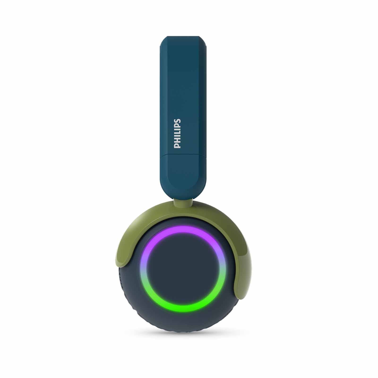 PHILIPS Kids Wireless On-ear Headphones Crystal Teal TAK4200CT/00-image 5