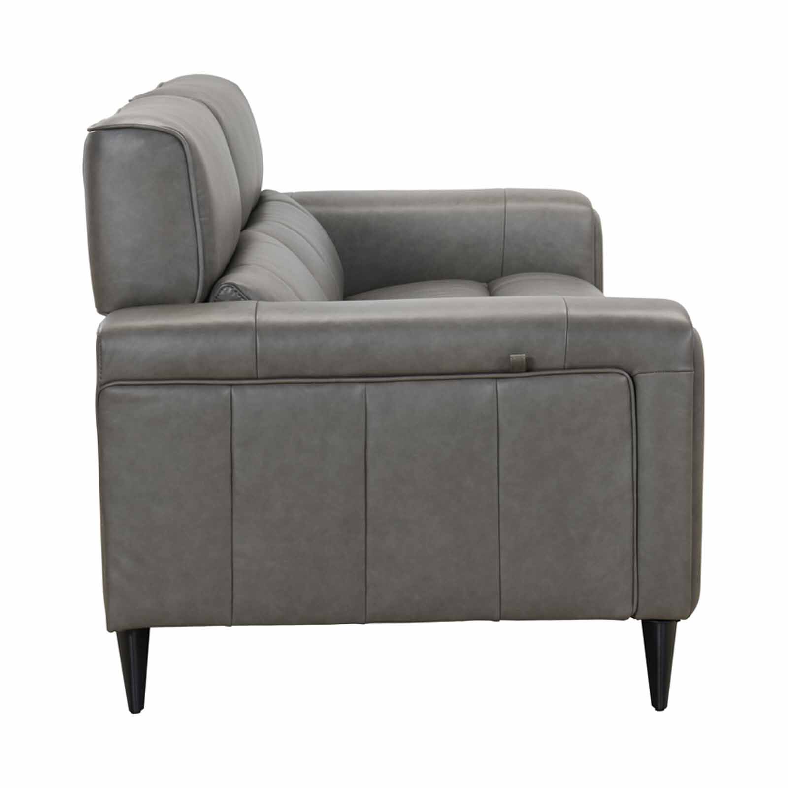 MUZE 3rr-e Seater 2 Function (fl) Grey Full Leather Sofa BLAIR-image 3