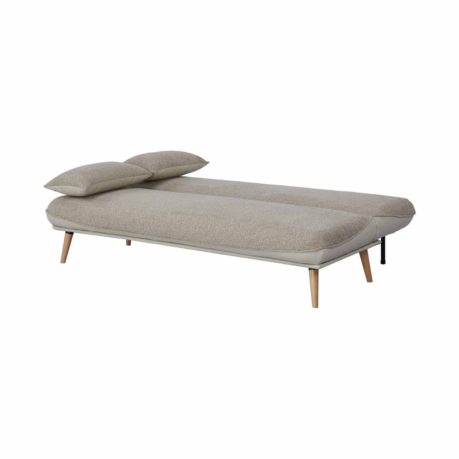 Sofa Bed (fab / Sl) Beige ANNIKA-image 4