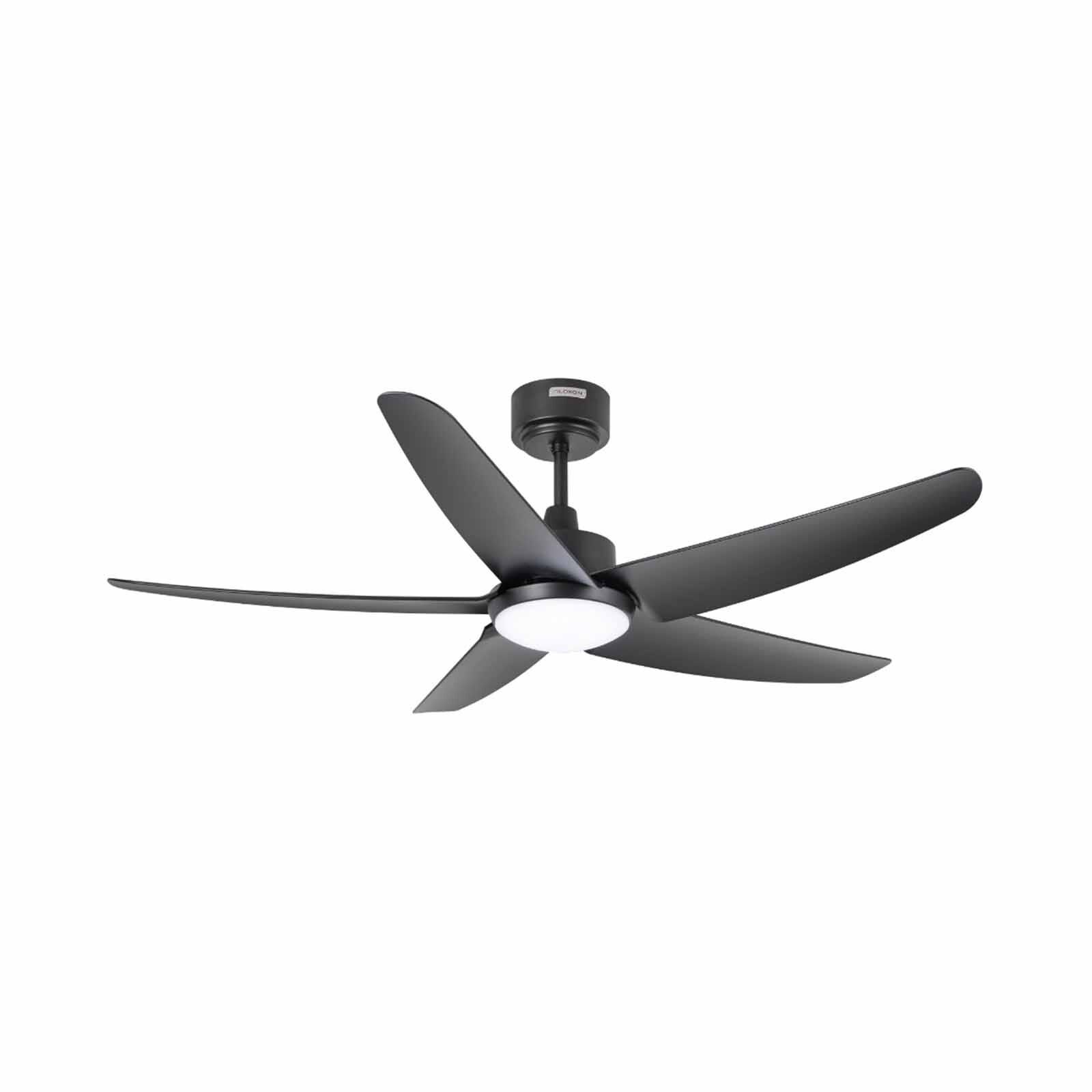 GLOXON 52 In Ceiling Fan With Light- Black CF5103 LR BLACK-image 1