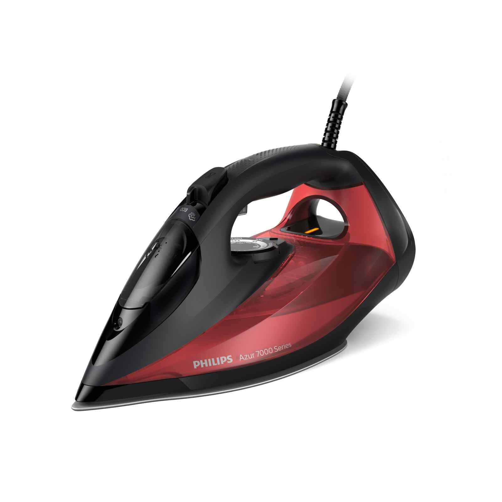 PHILIPS Series 7000 Hv Steam Iron (2800w) - Black/red DST7022/40-image 1